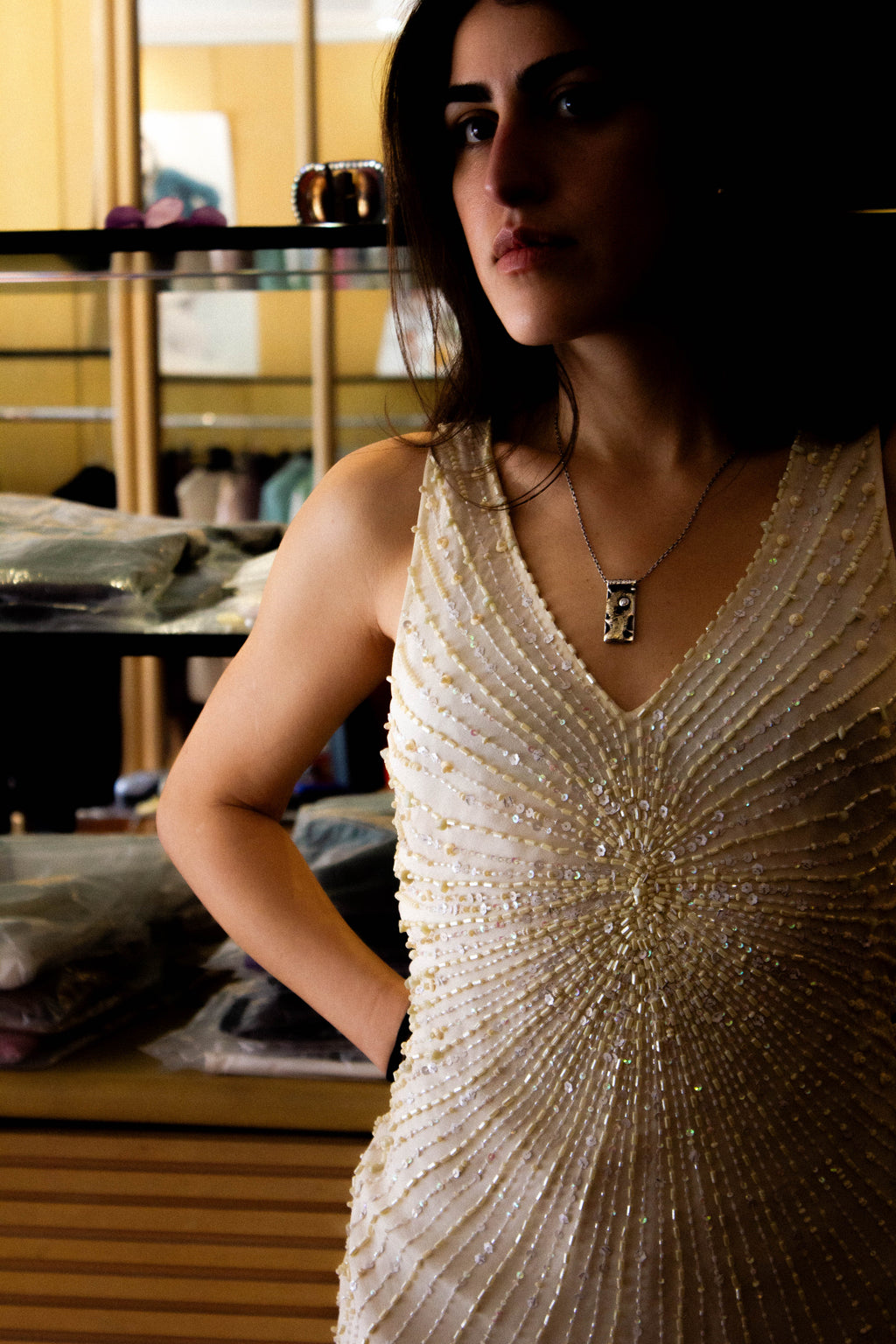 Beaded Shimmer Dress