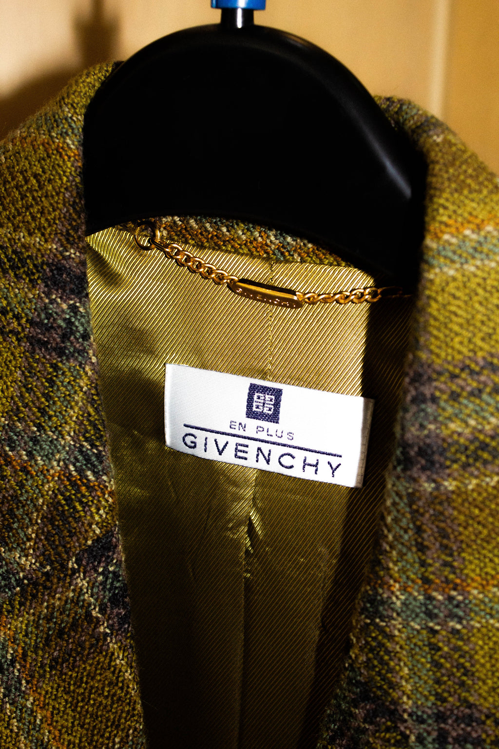 Green Plaid Givenchy Blazer