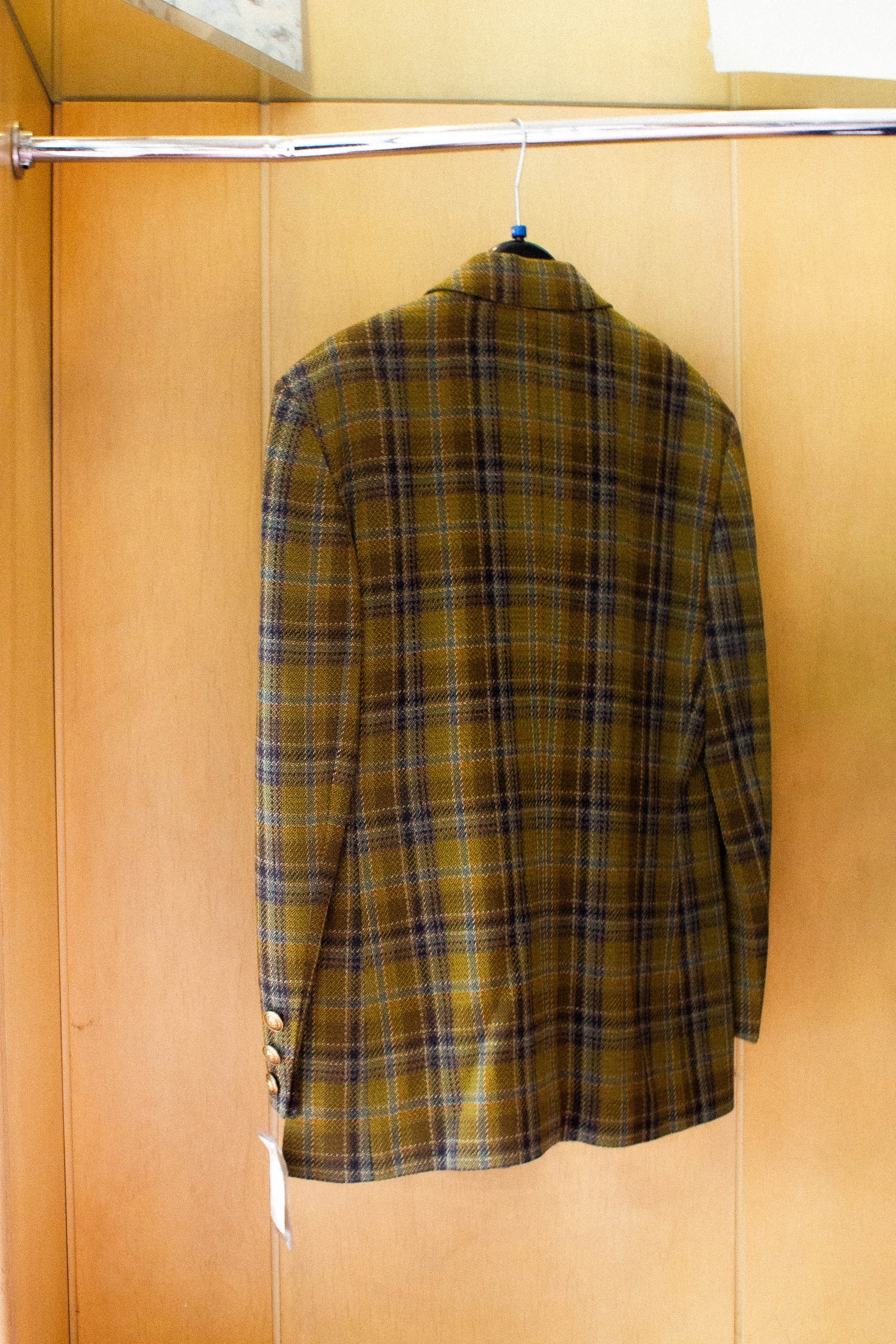 Green Plaid Givenchy Blazer