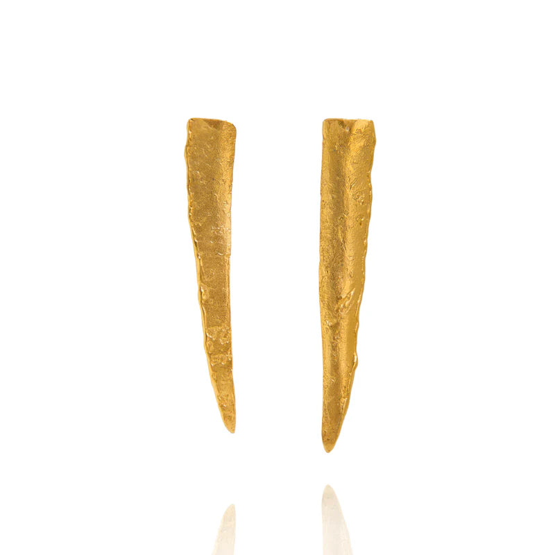 Alexandra Hakim Golden Karma Earrings