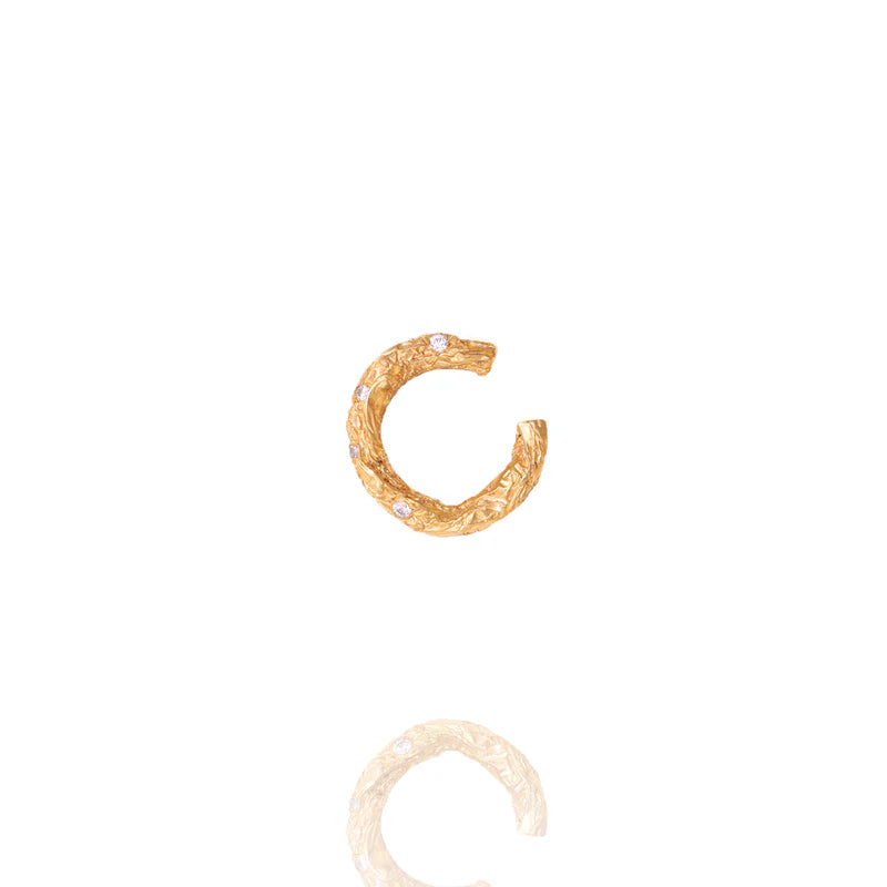 Alexandra Hakim Gold Foil Ear Cuff