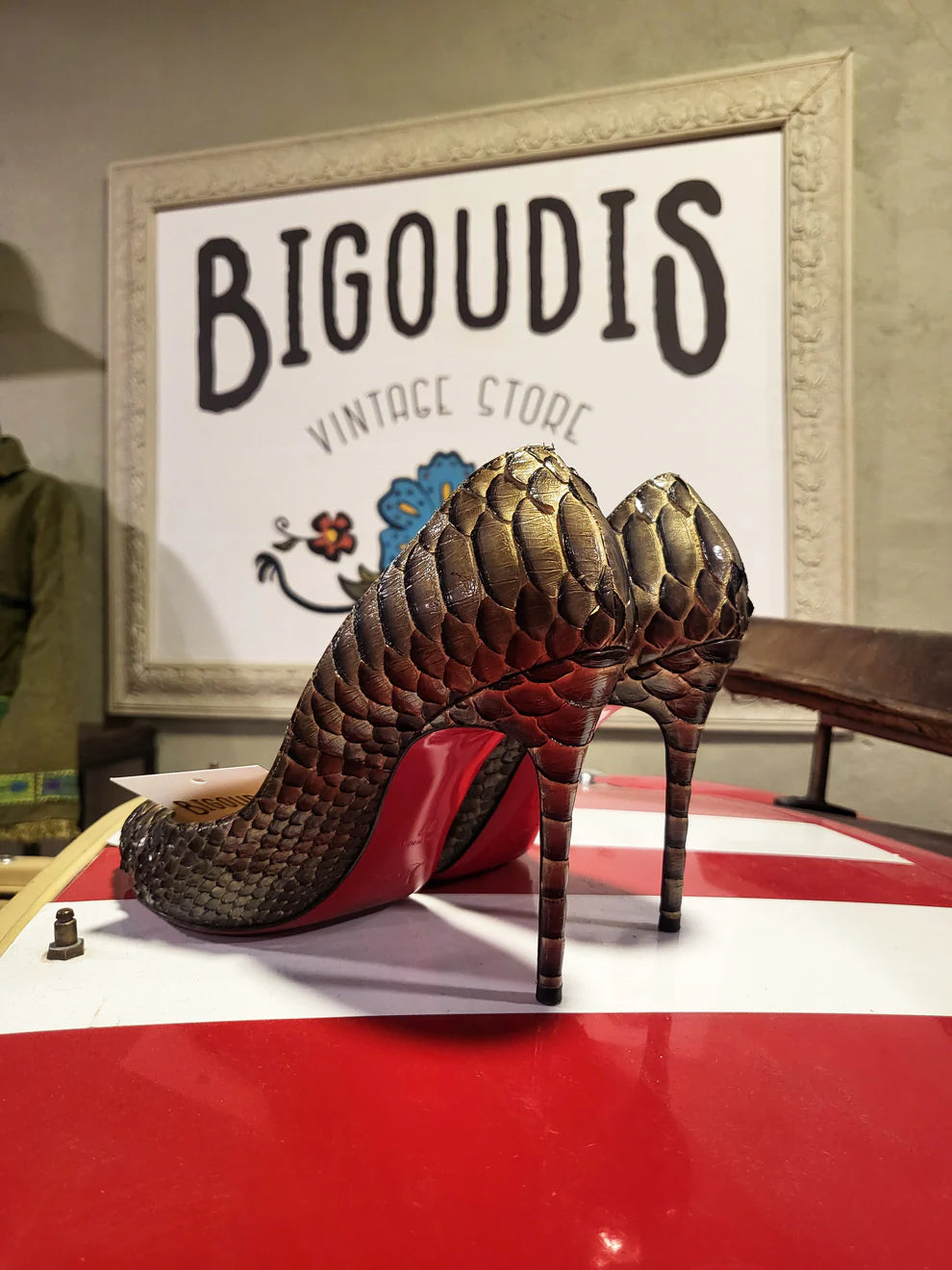 Christian Louboutin Python Leather Pumps (Collector’s Piece)