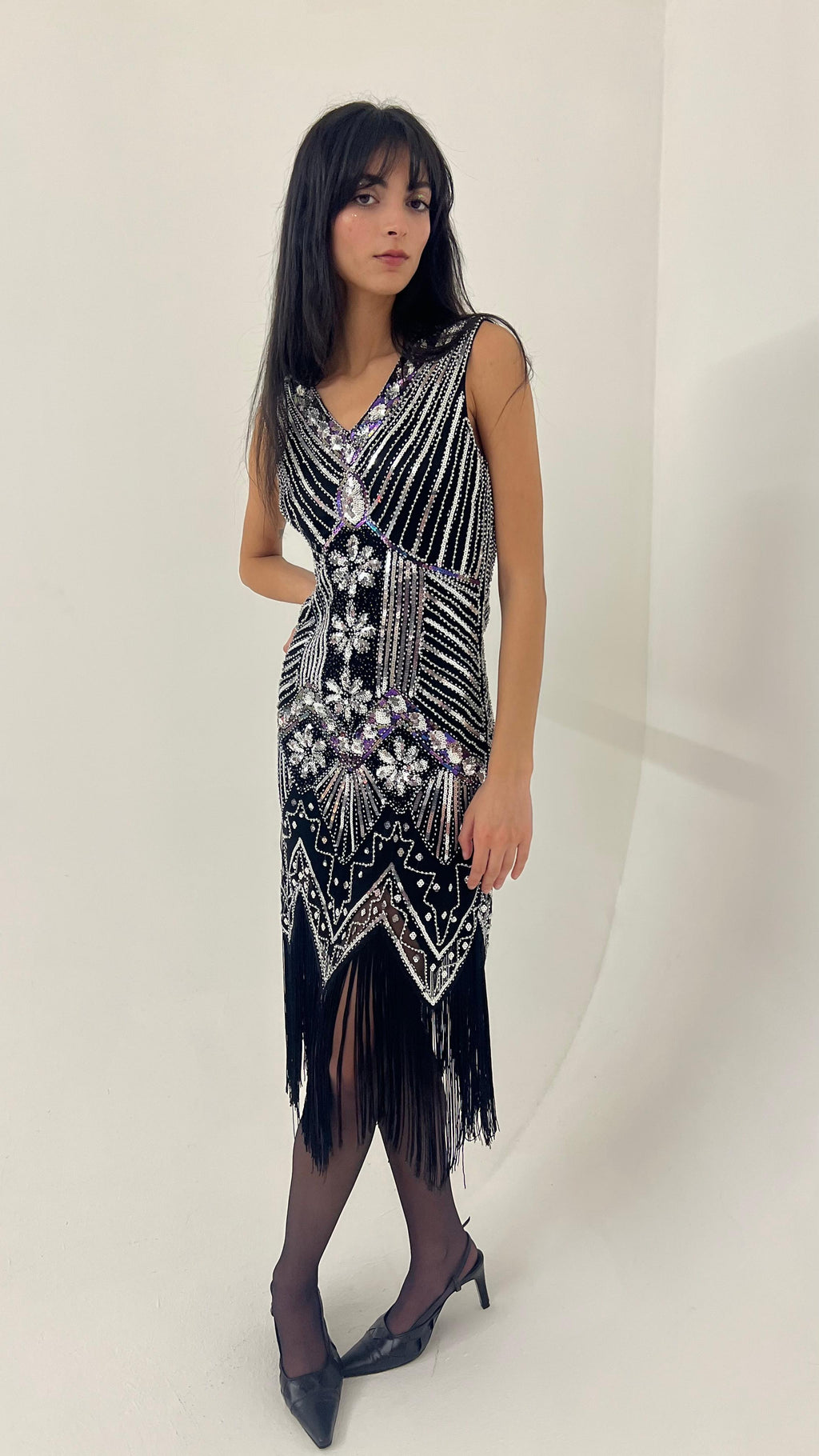 1920s Gatsby-inspired flapper dress