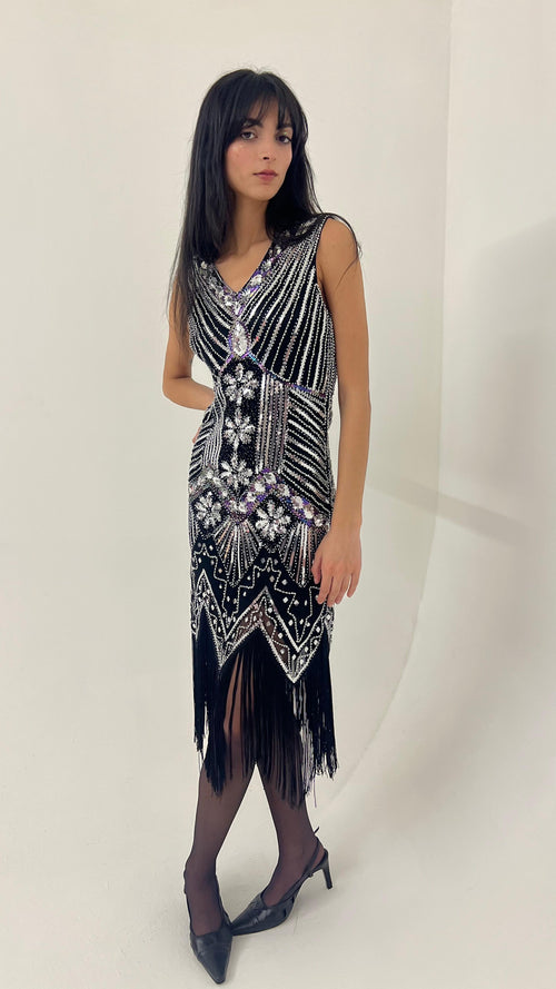 1920s Gatsby-inspired flapper dress