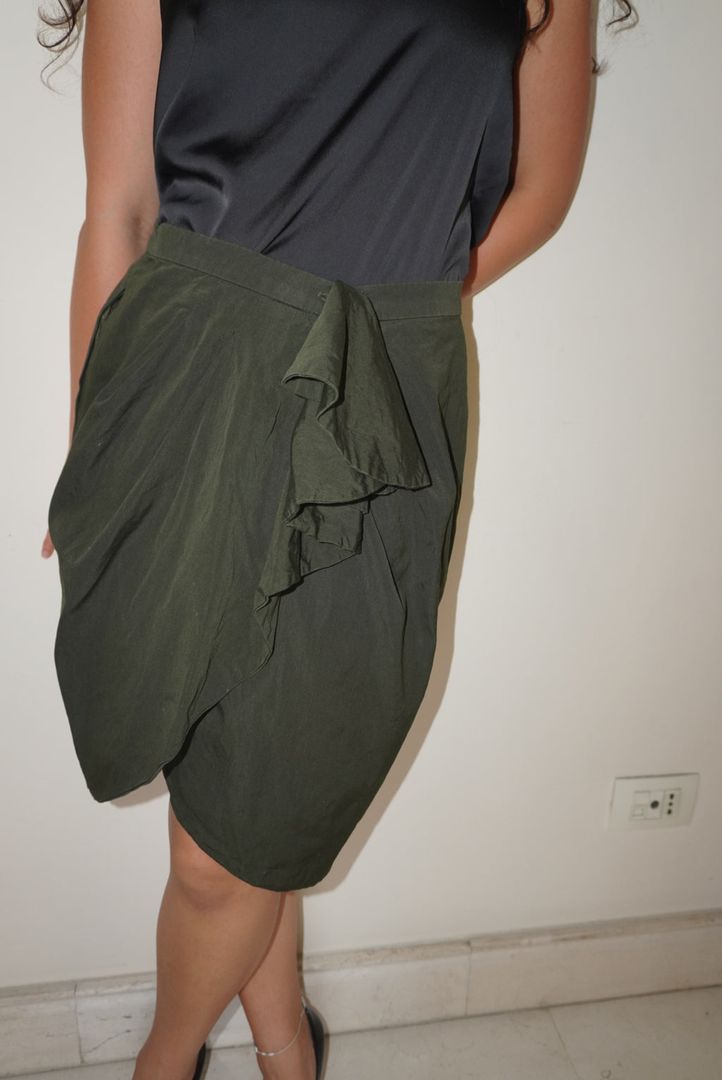 YSL Khaki Skirt
