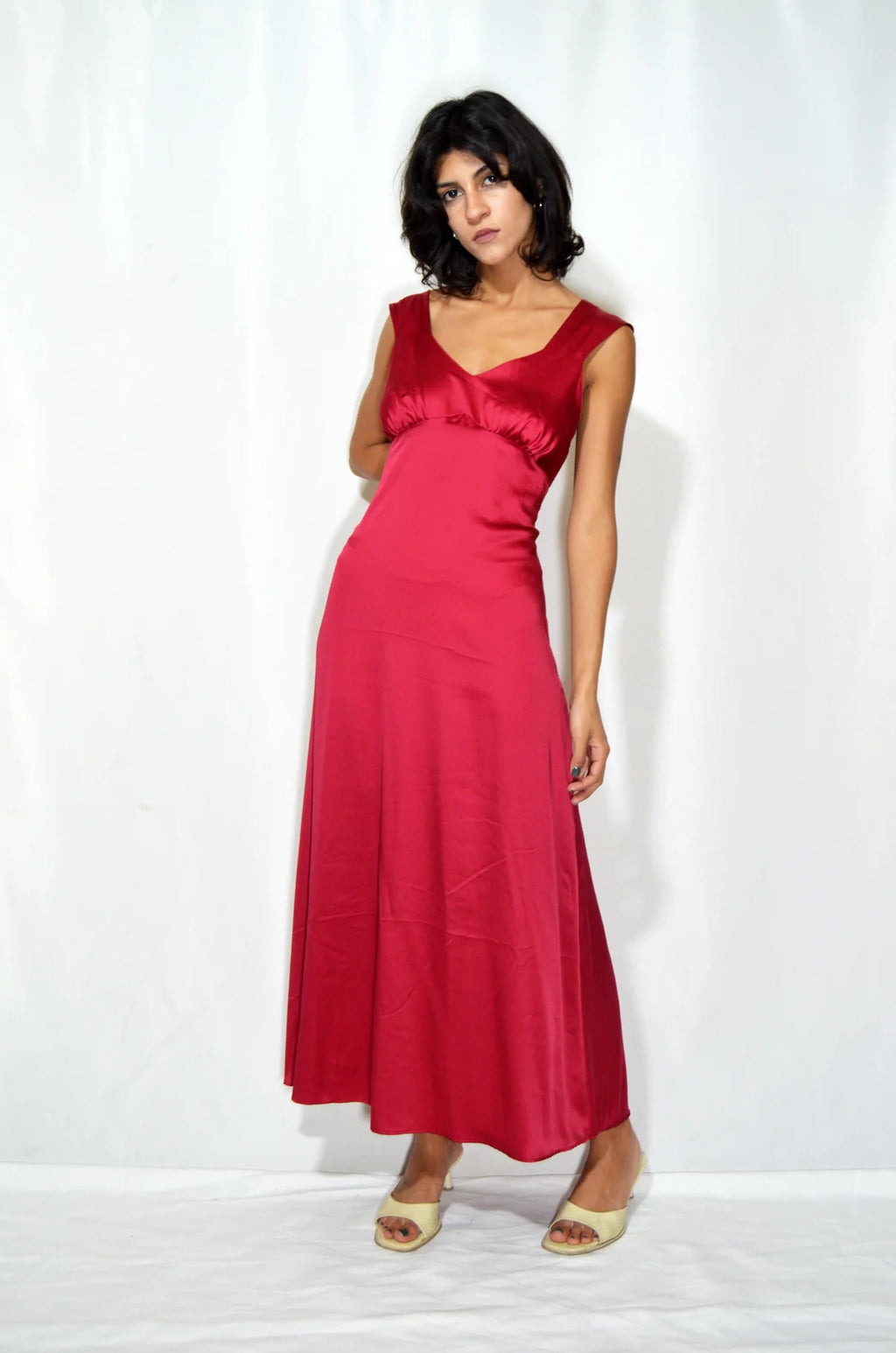 Pink Silky Dress
