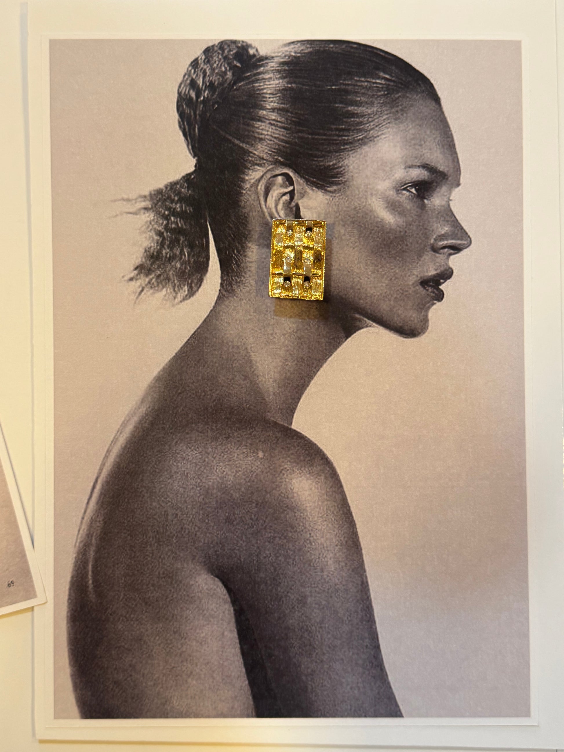 1980's gold plated clip ons