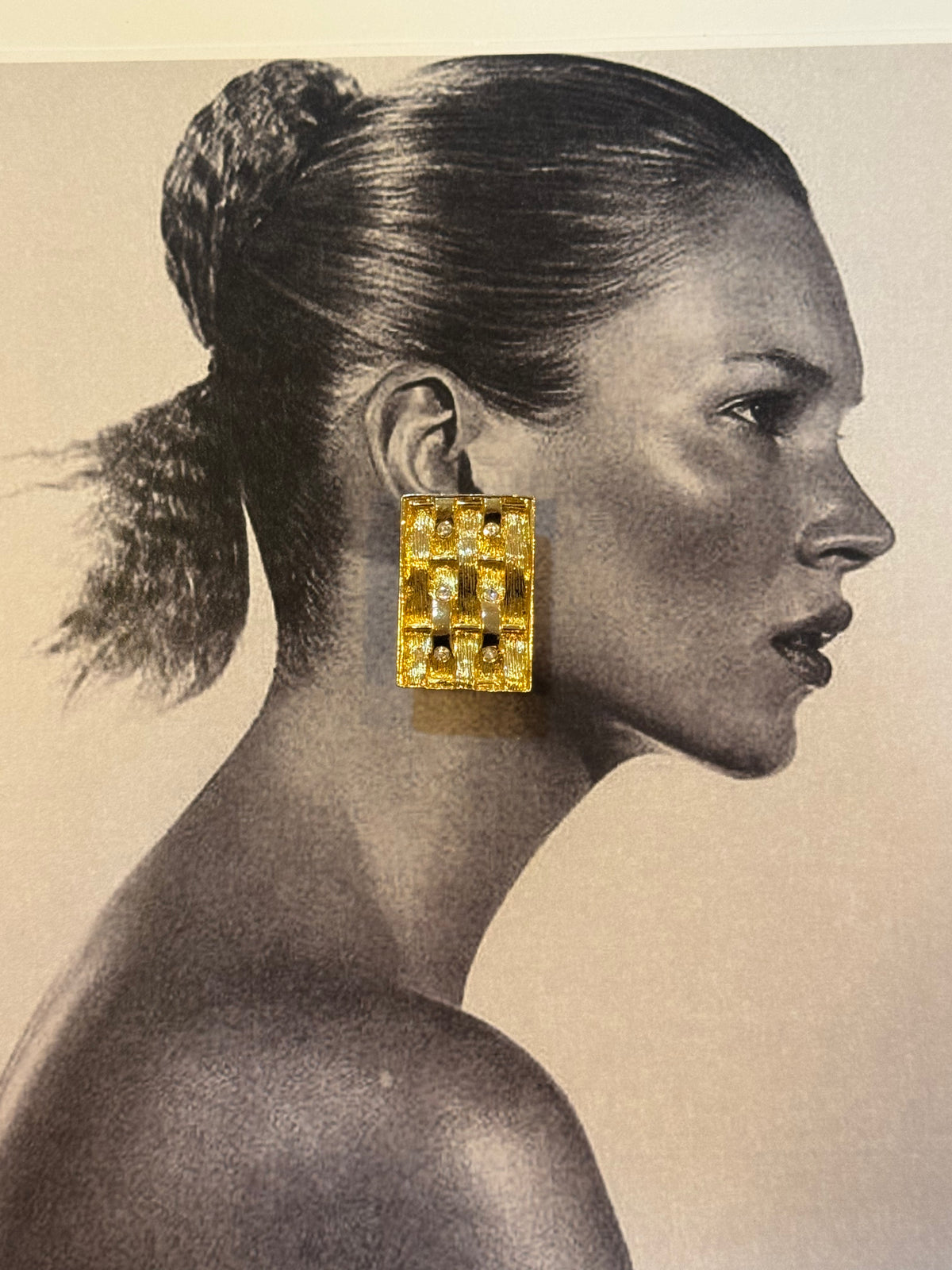 1980's gold plated clip ons