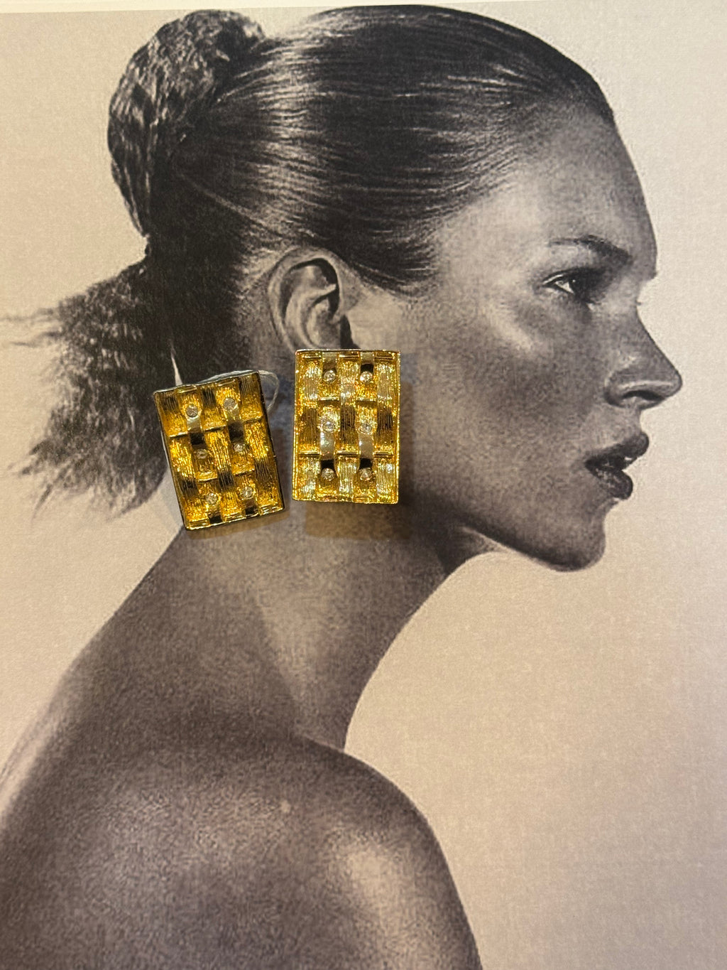 1980's gold plated clip ons