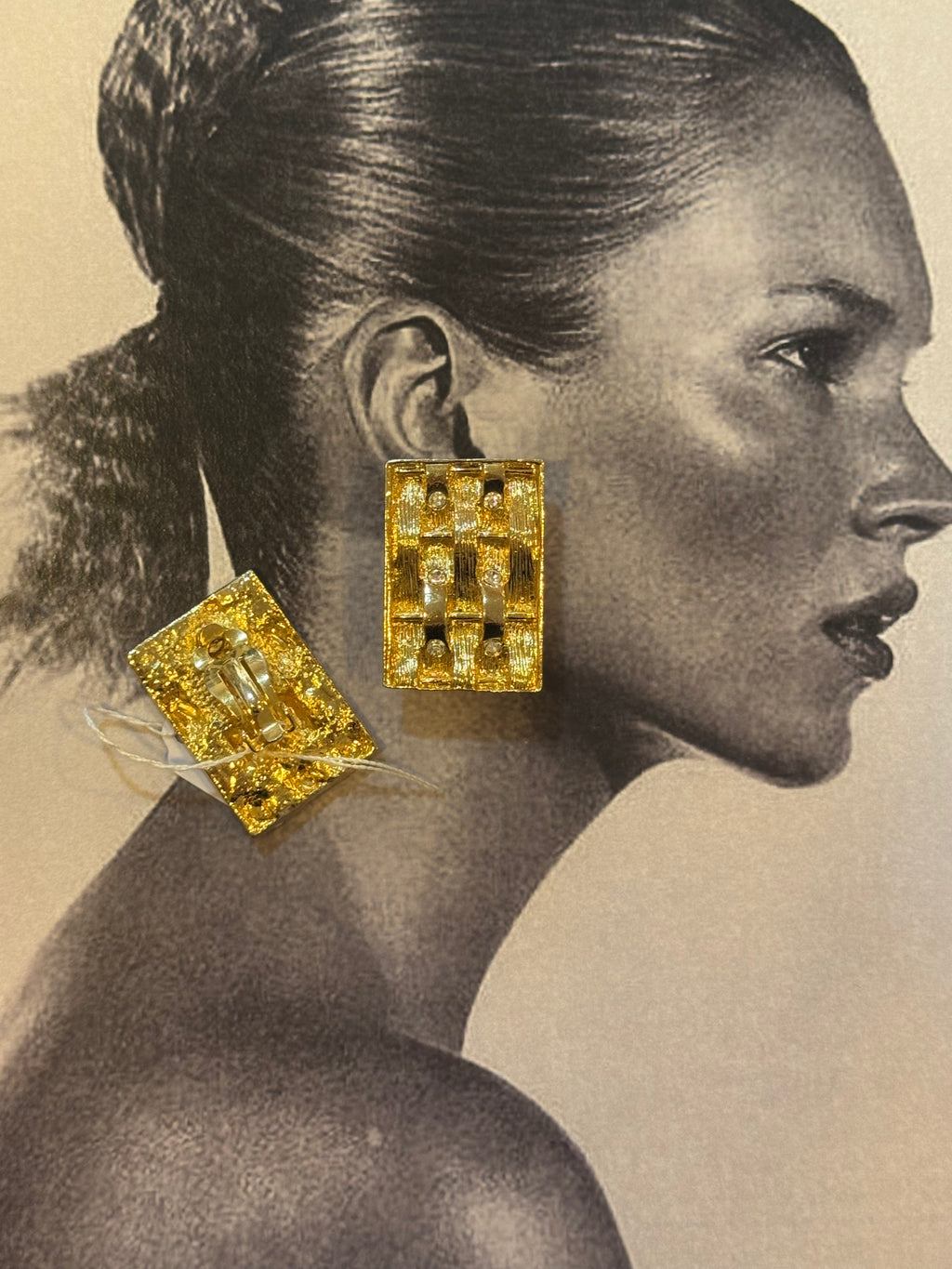 1980's gold plated clip ons