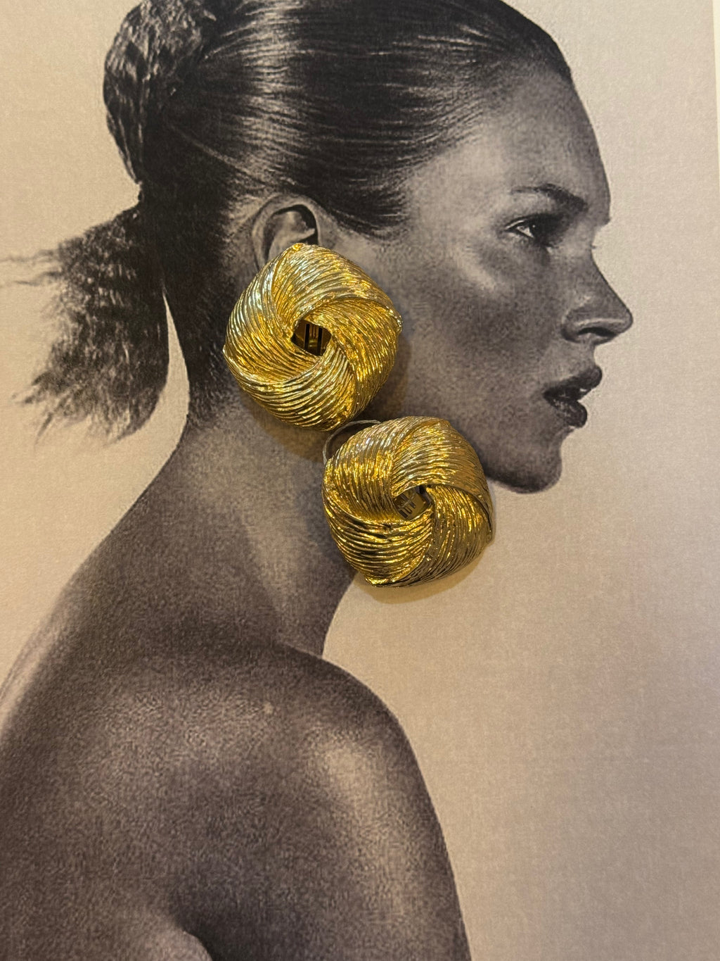 Beverly Hamburg signed Clip ons