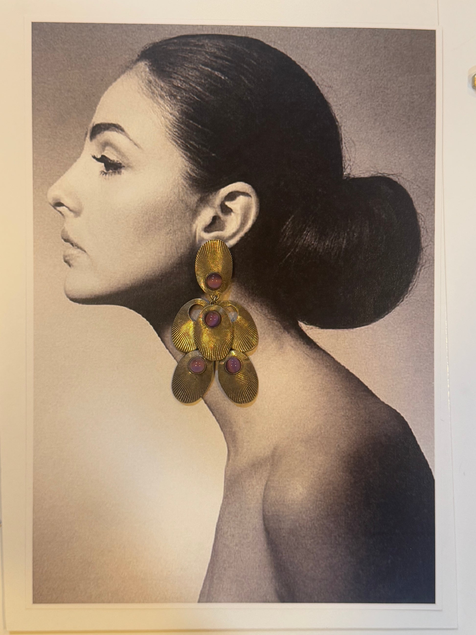 Muse signed 1970's earrings