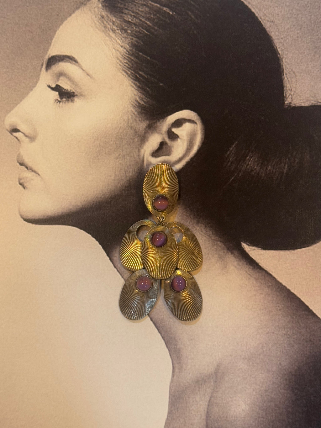 Muse signed 1970's earrings
