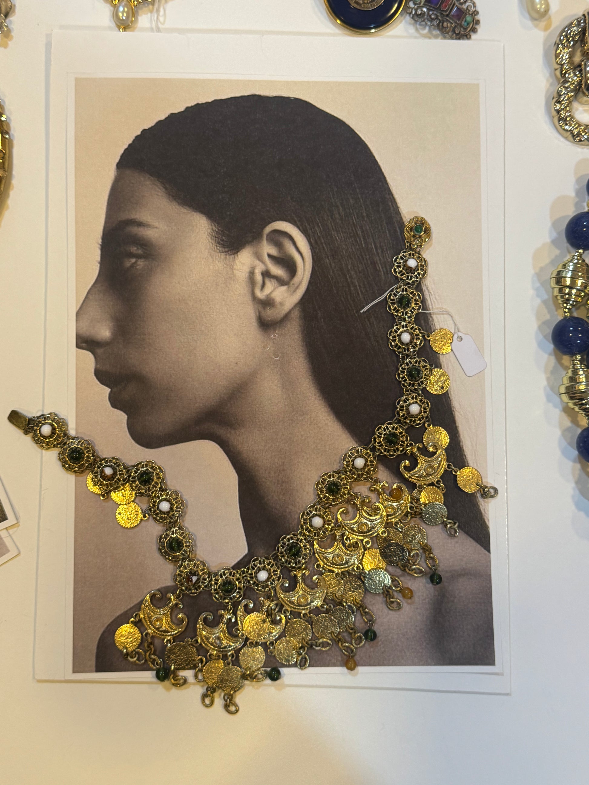 1940's levantine necklace