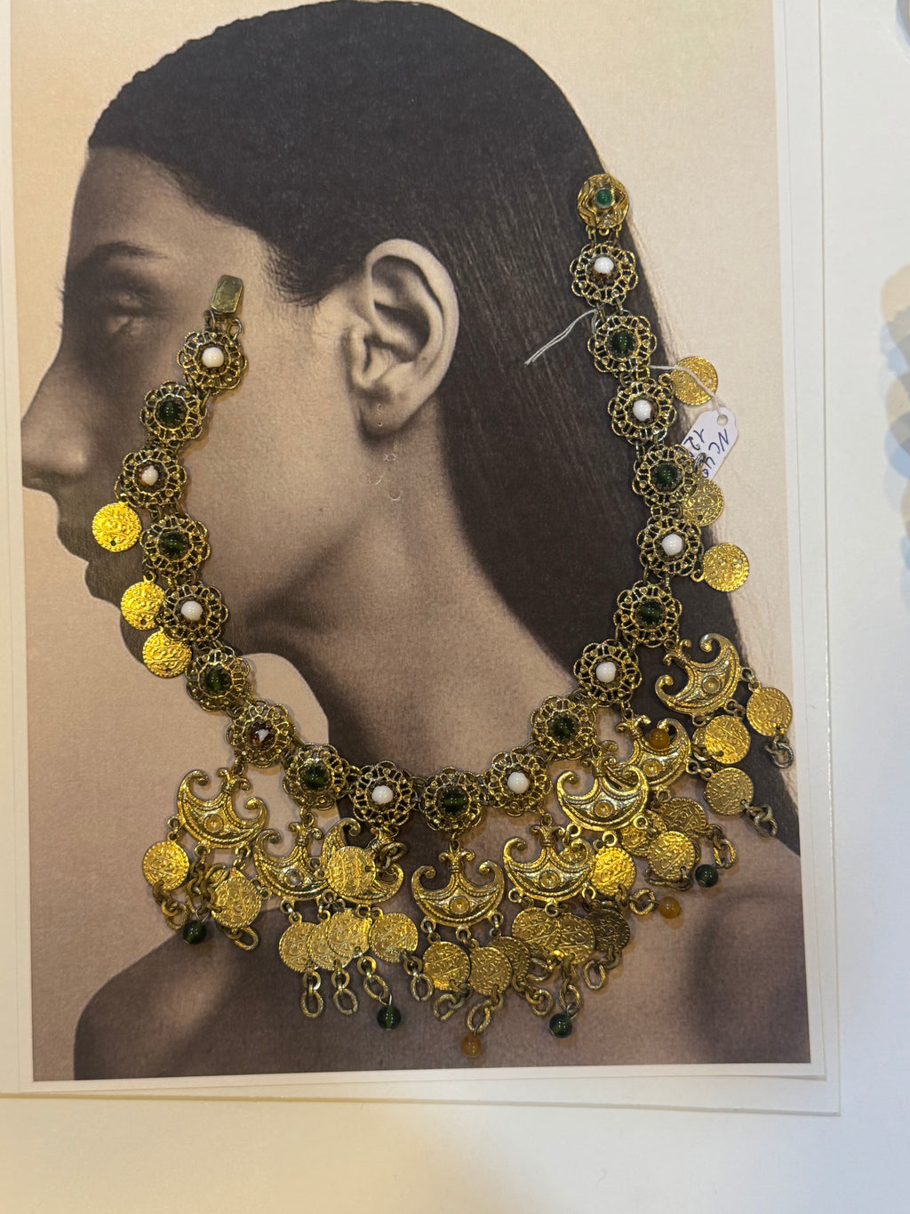 1940's levantine necklace