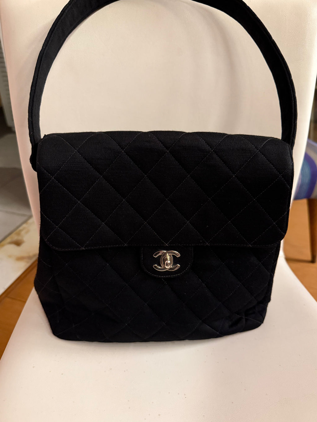 Rare 1996-1997 Chanel CC  double sided flap bag