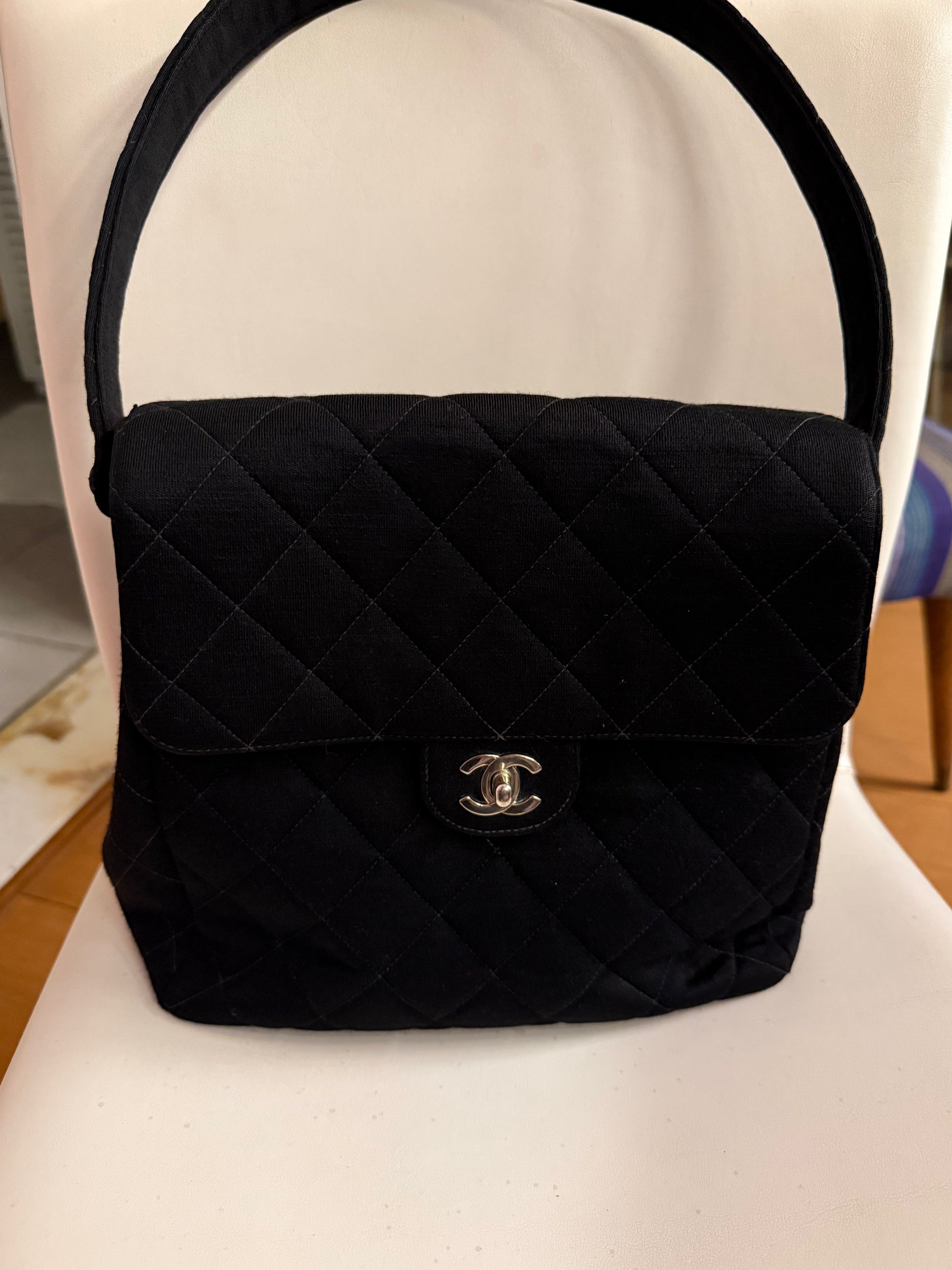 Rare 1996-1997 Chanel CC  double sided flap bag