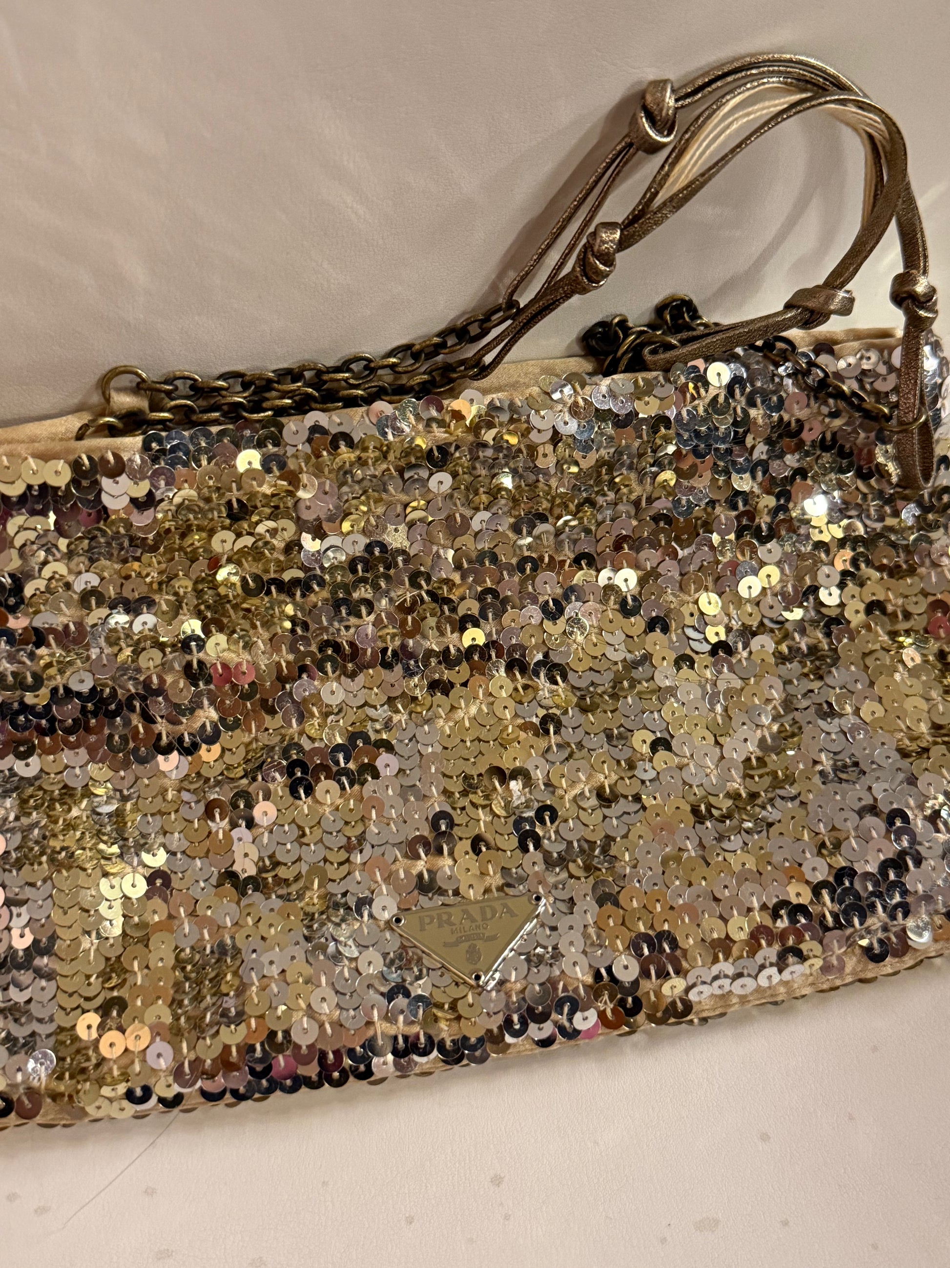 Prada sequin bag