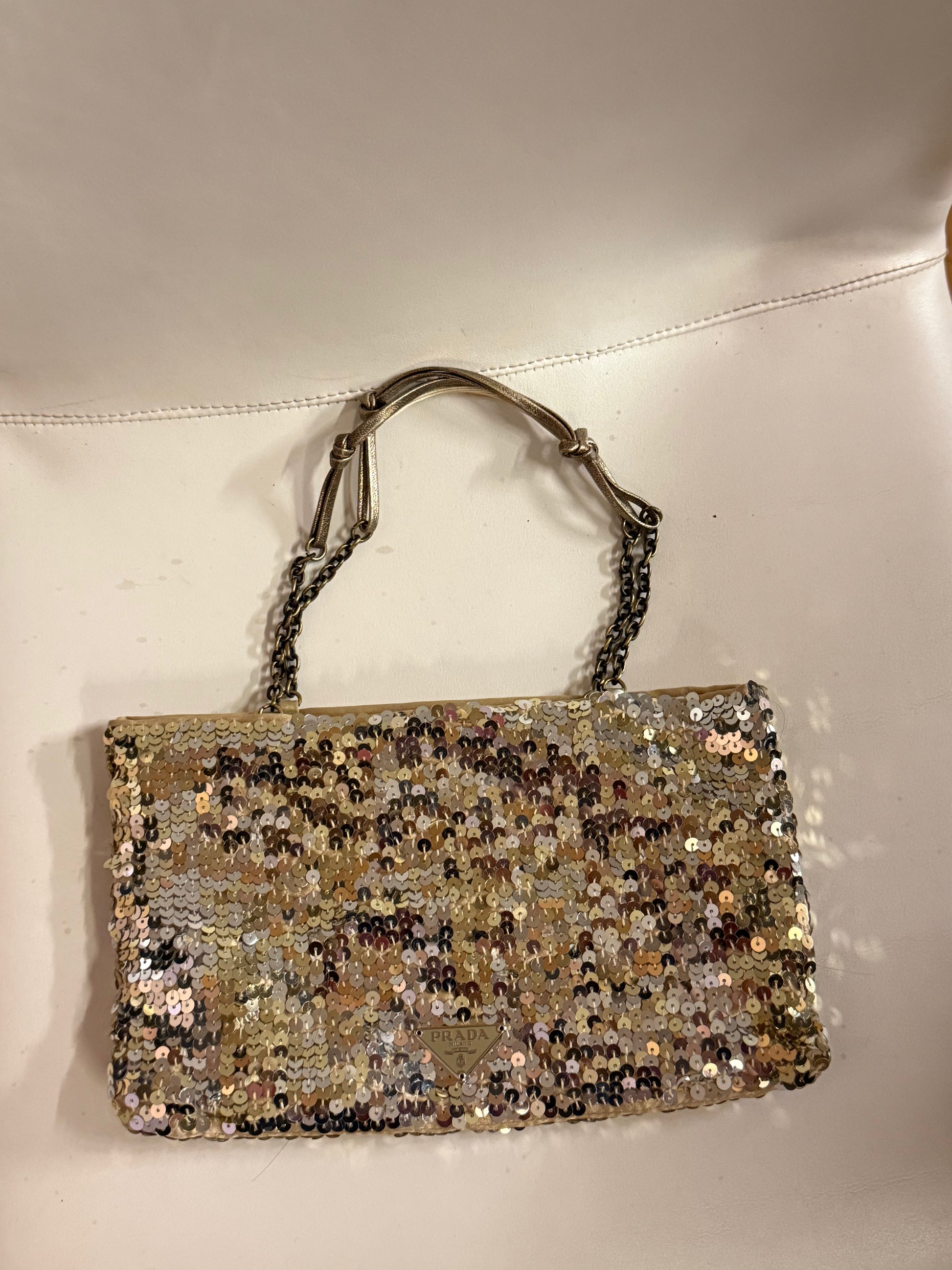 Prada sequin bag