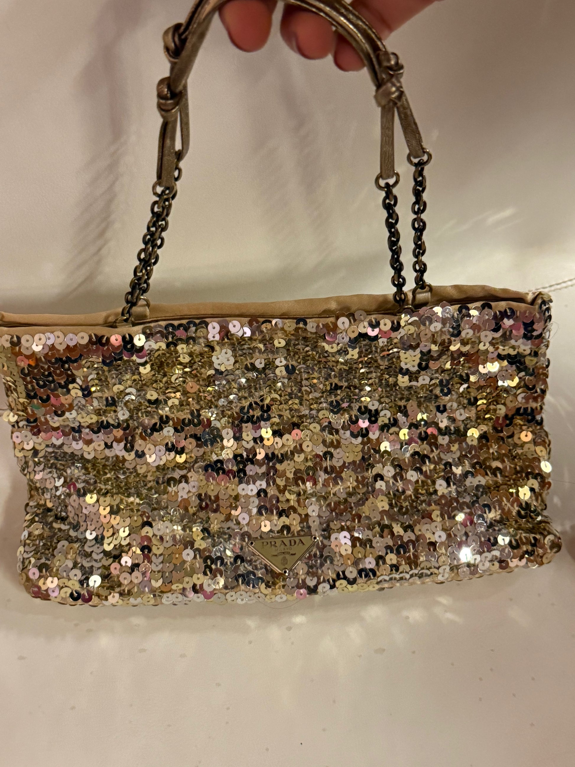 Prada sequin bag