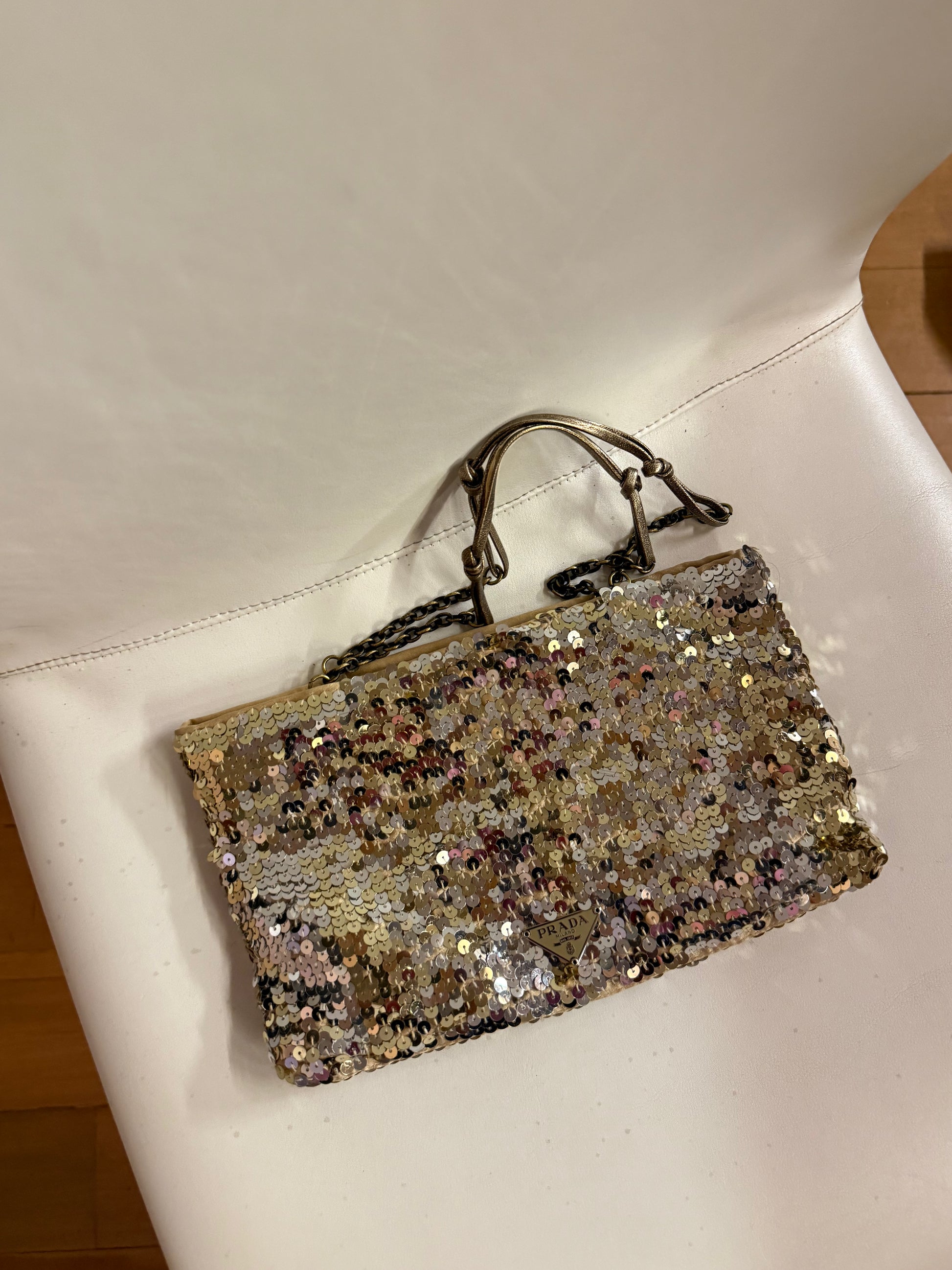 Prada sequin bag