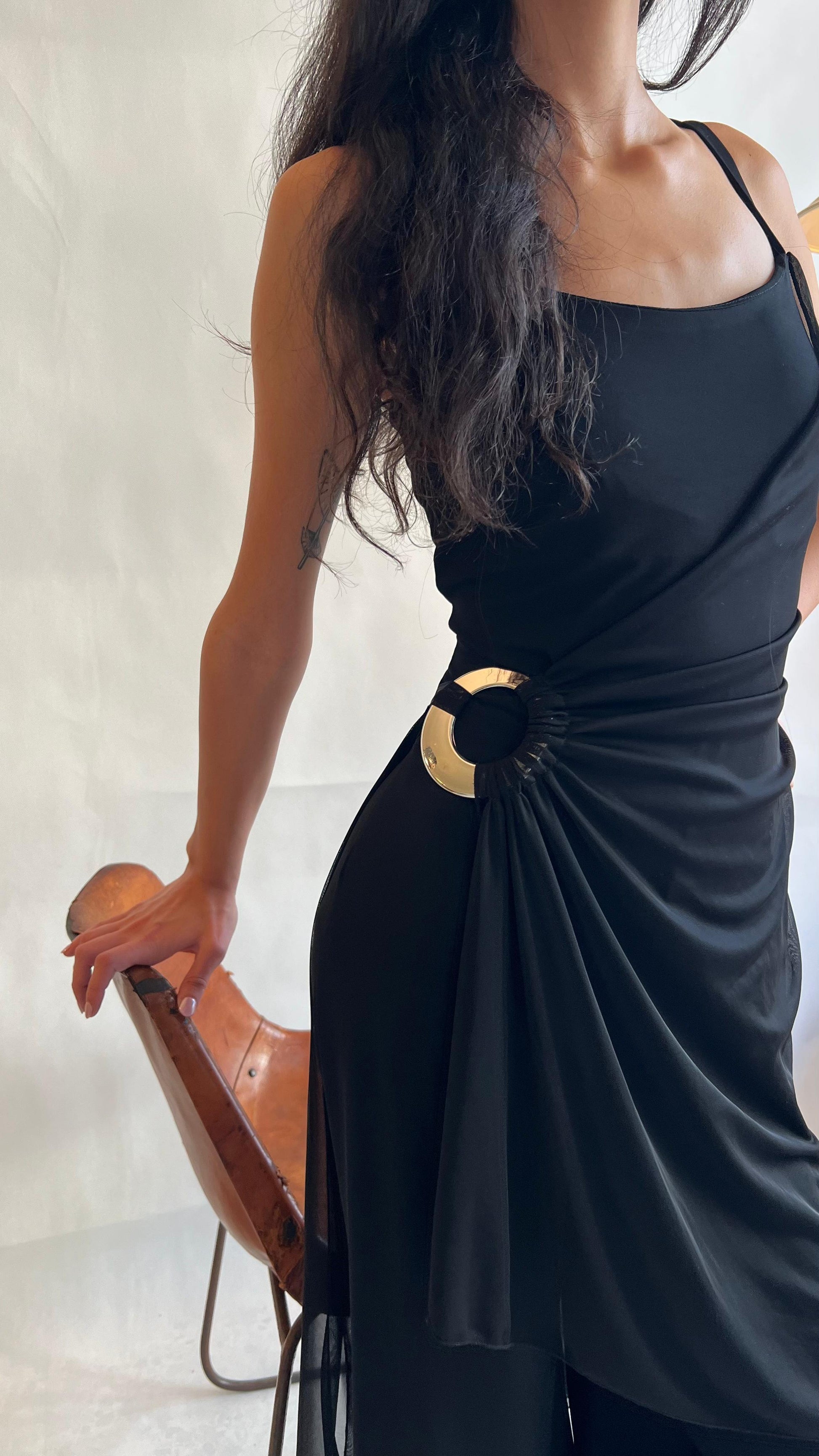 Y2K black jumpsuit