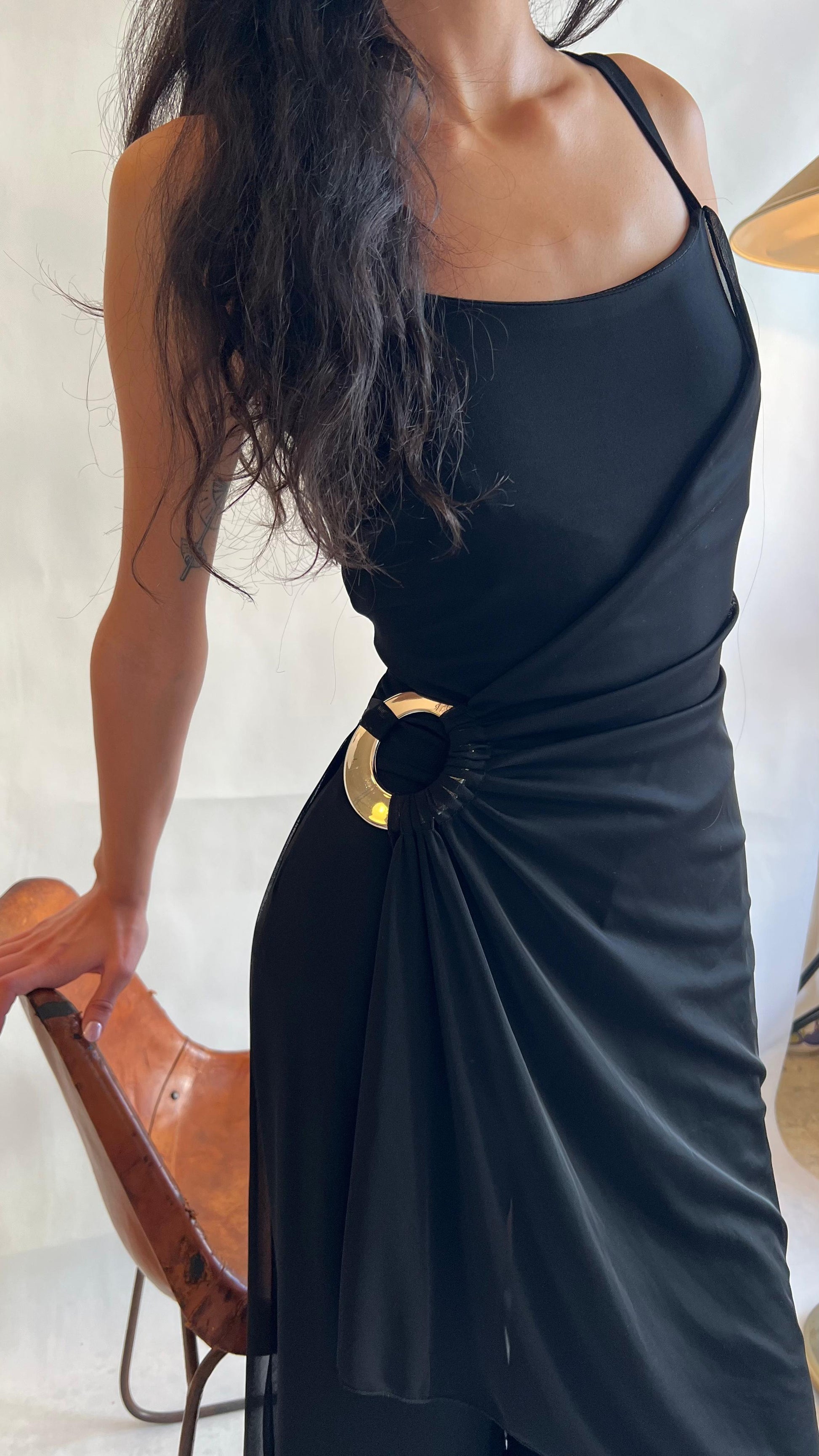 Y2K black jumpsuit