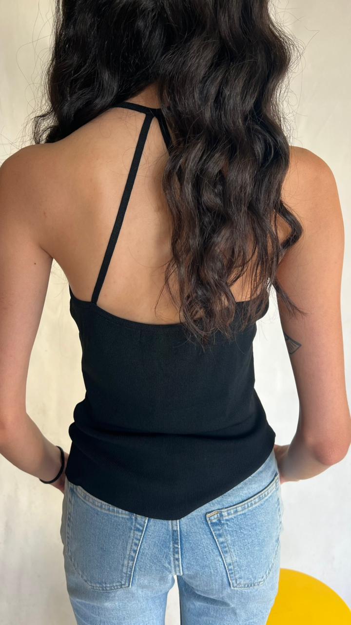 Y2K halter neck top