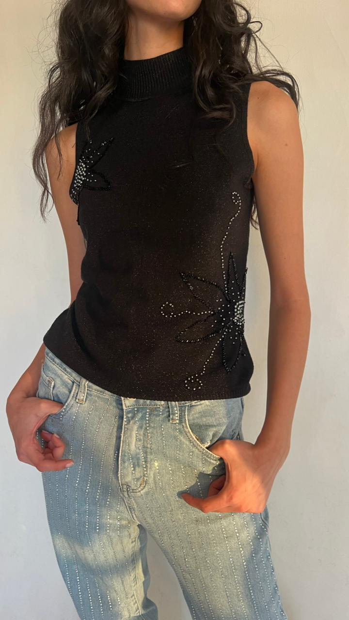 Y2K knit top