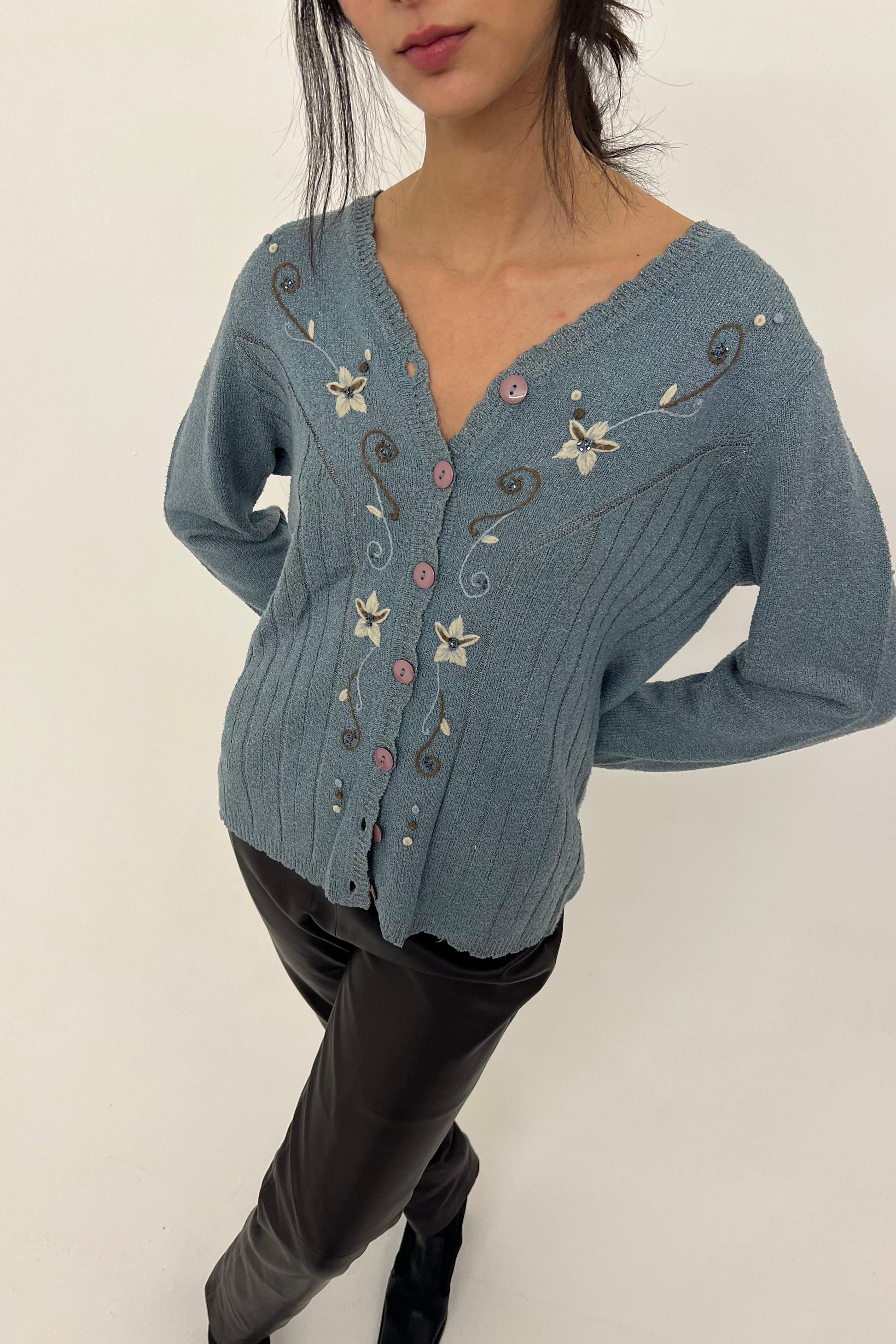 Vintage Embroidered cardigan