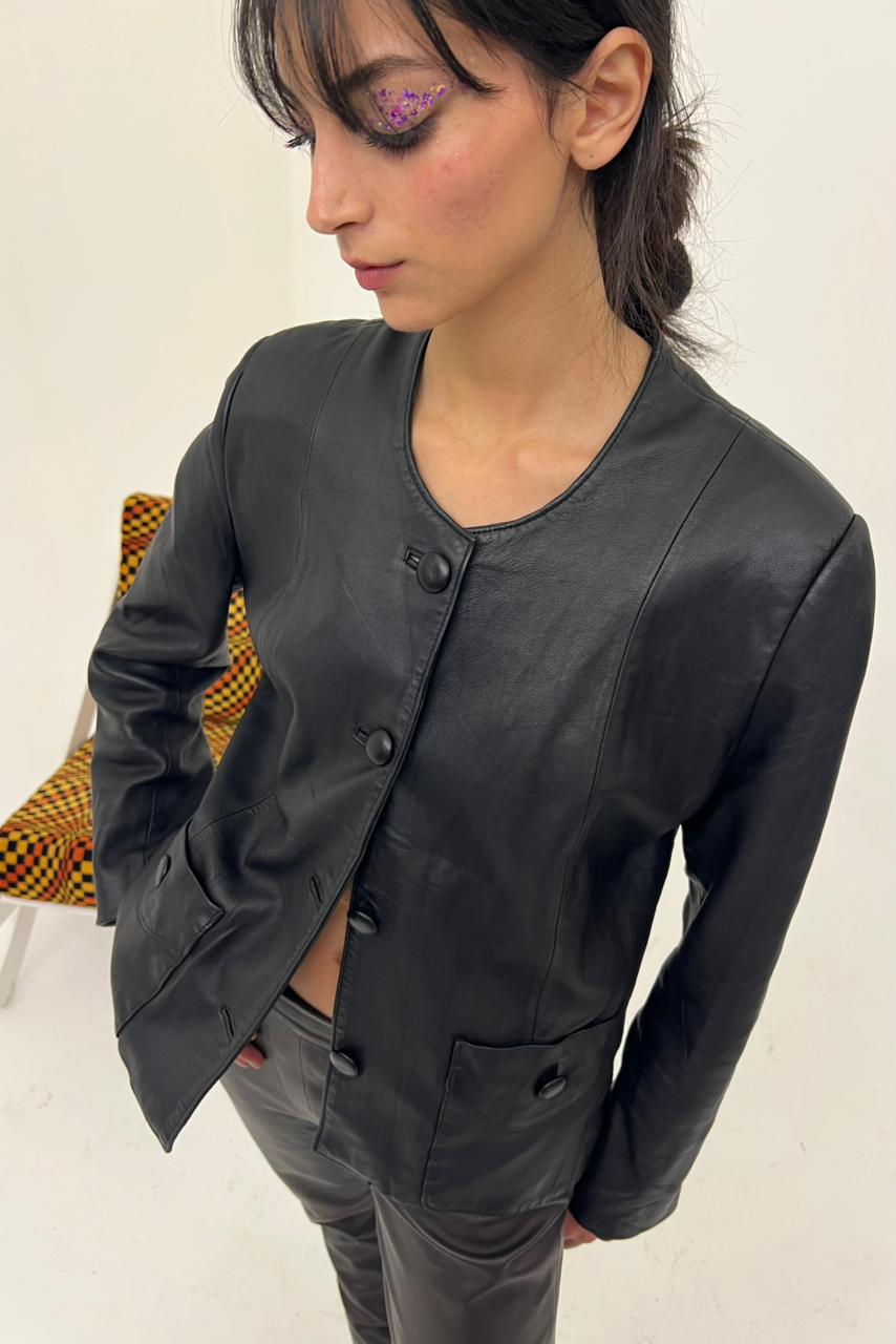 Vintage Ali Baba black structured jacket