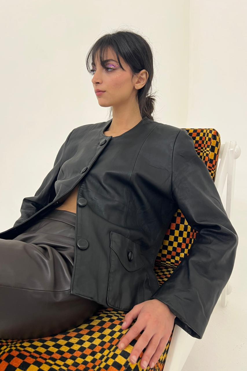Vintage Ali Baba black structured jacket