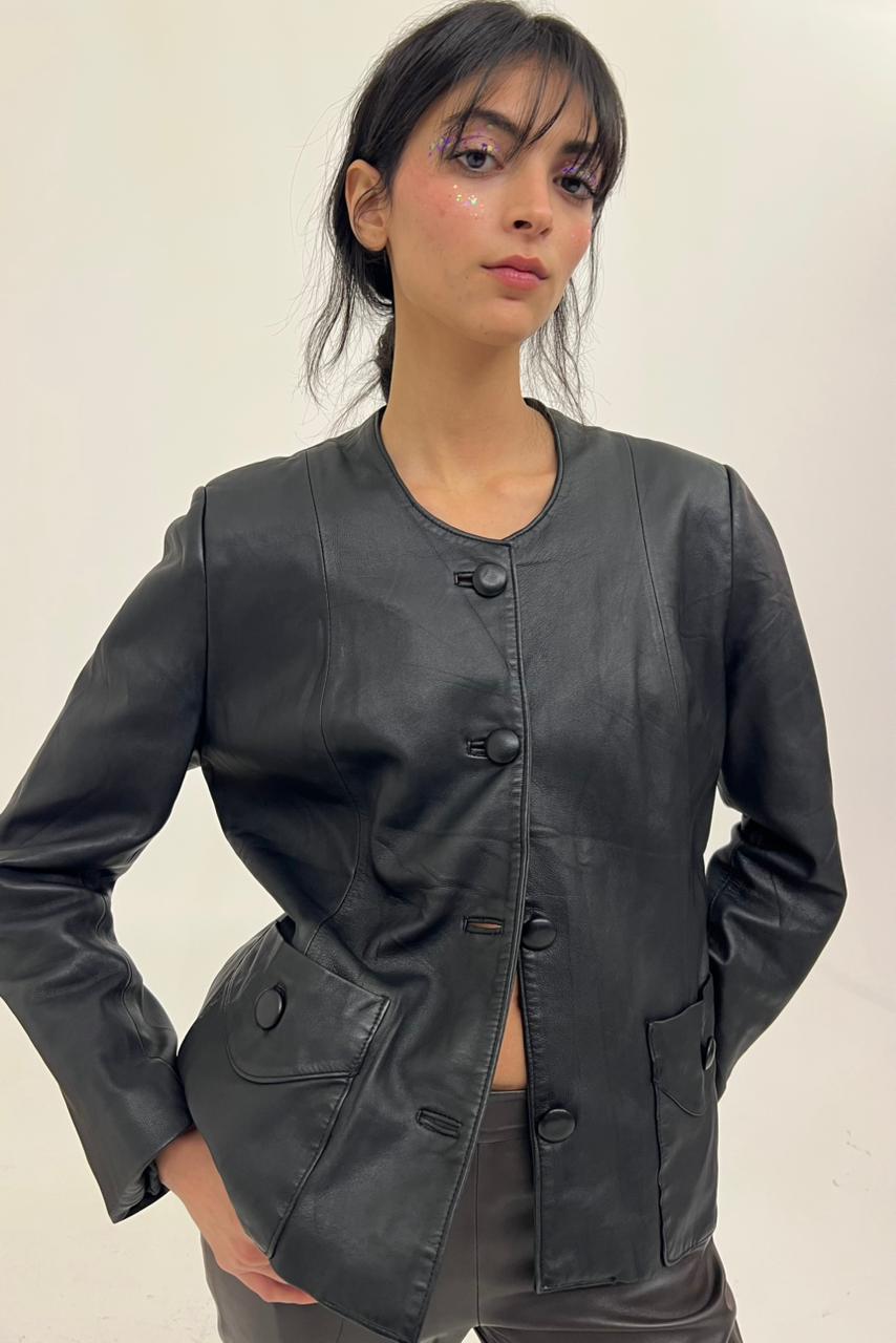 Vintage Ali Baba black structured jacket
