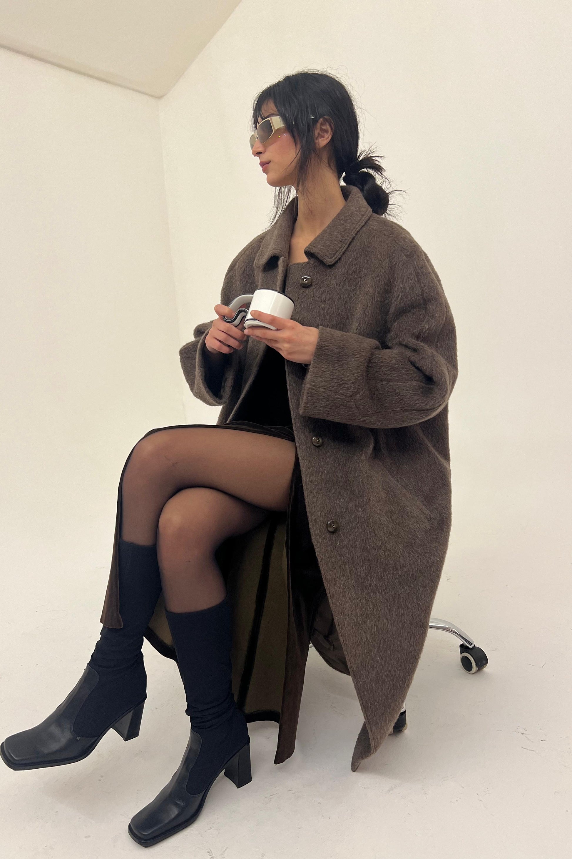 Vintage premium Llama hair coat