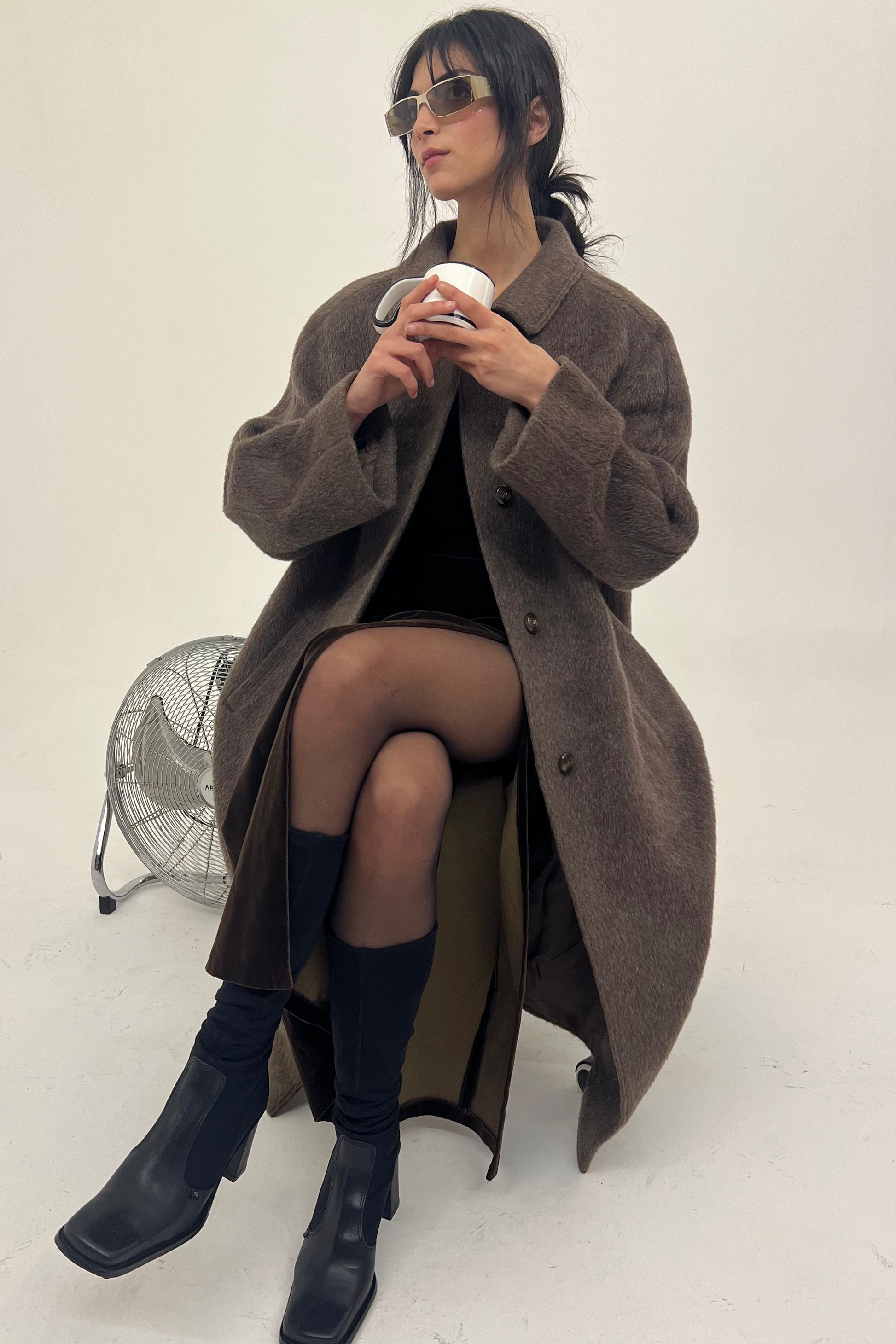 Vintage premium Llama hair coat
