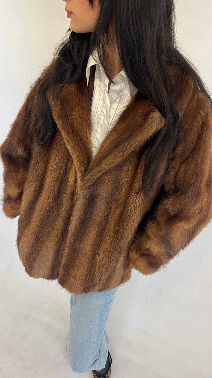 Vintage real fur coat