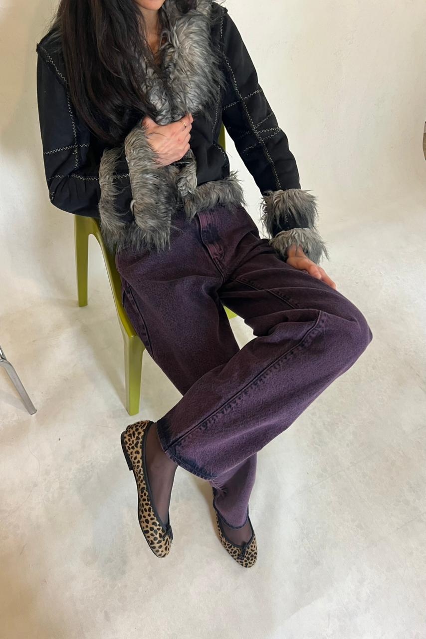 Levi’s purple baggy denim