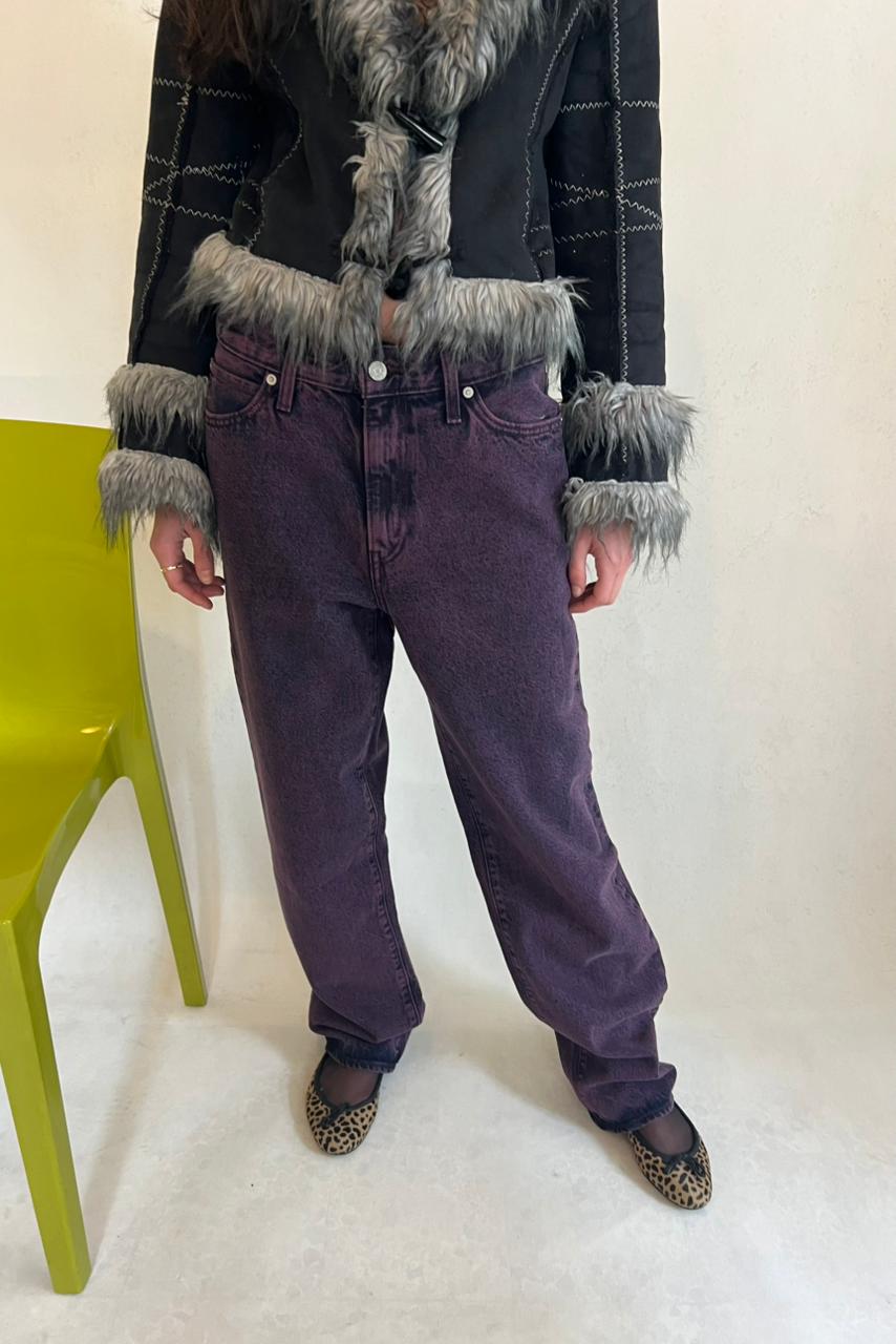 Levi’s purple baggy denim