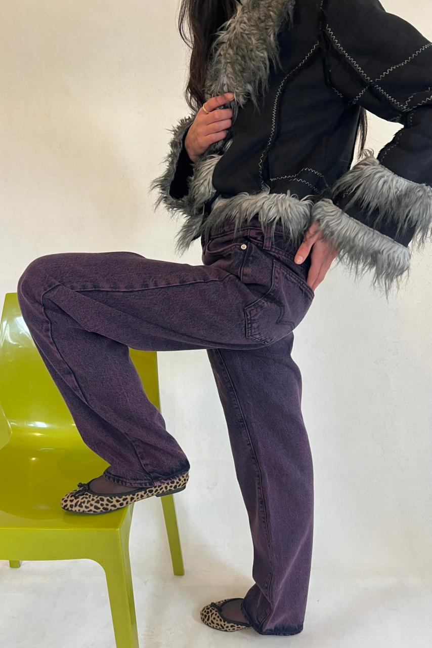Levi’s purple baggy denim