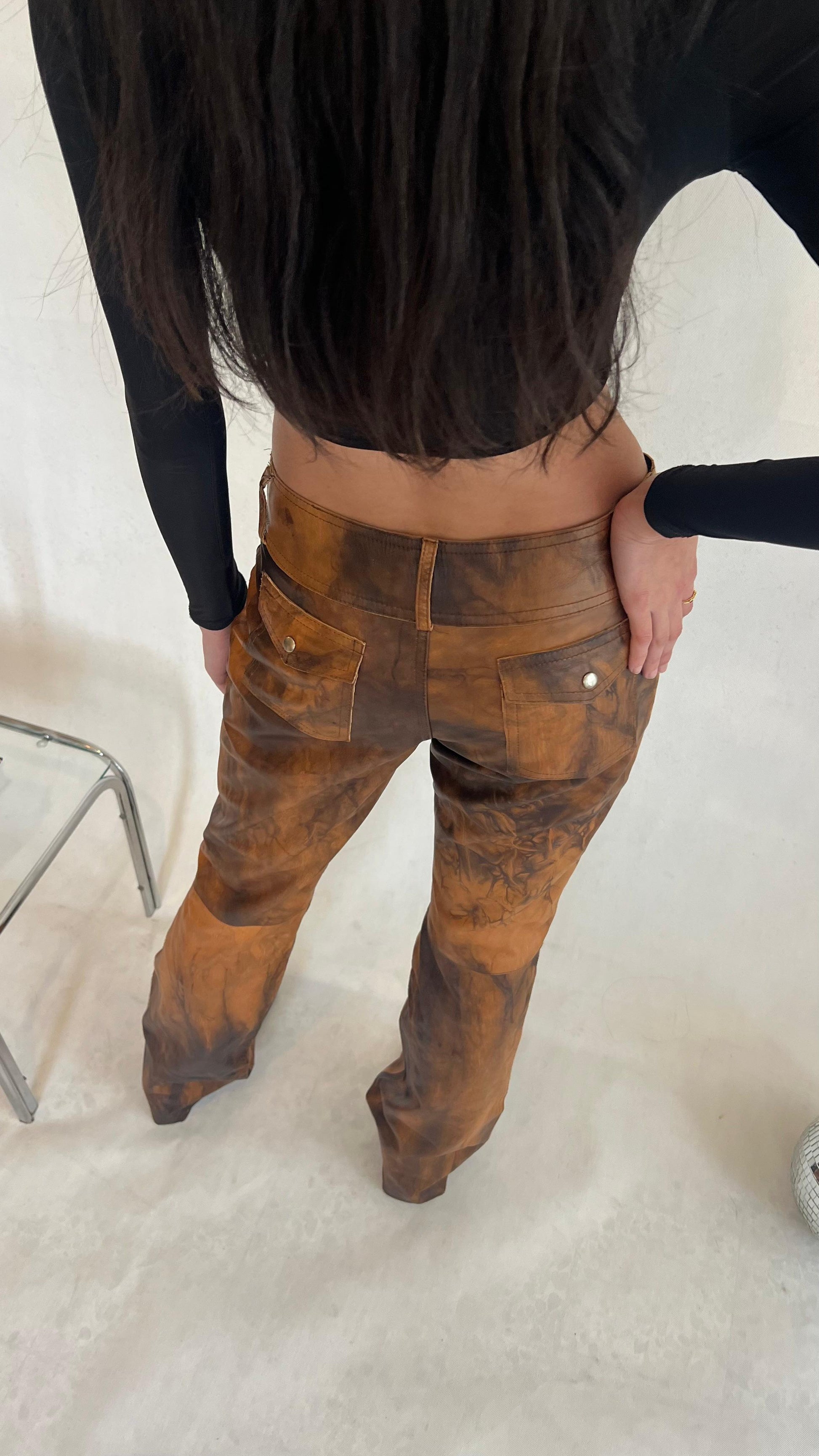 Vintage Giorgio leather pants