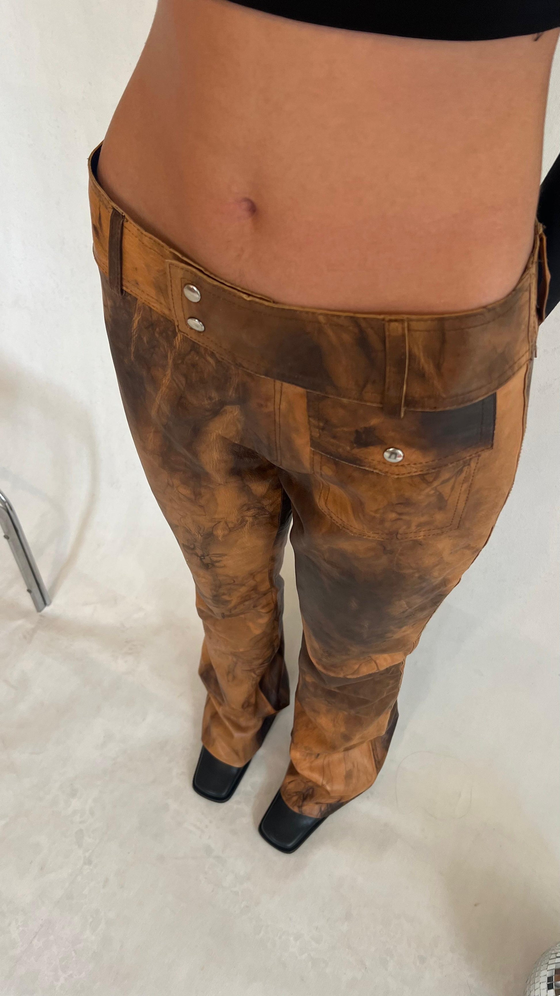 Vintage Giorgio leather pants