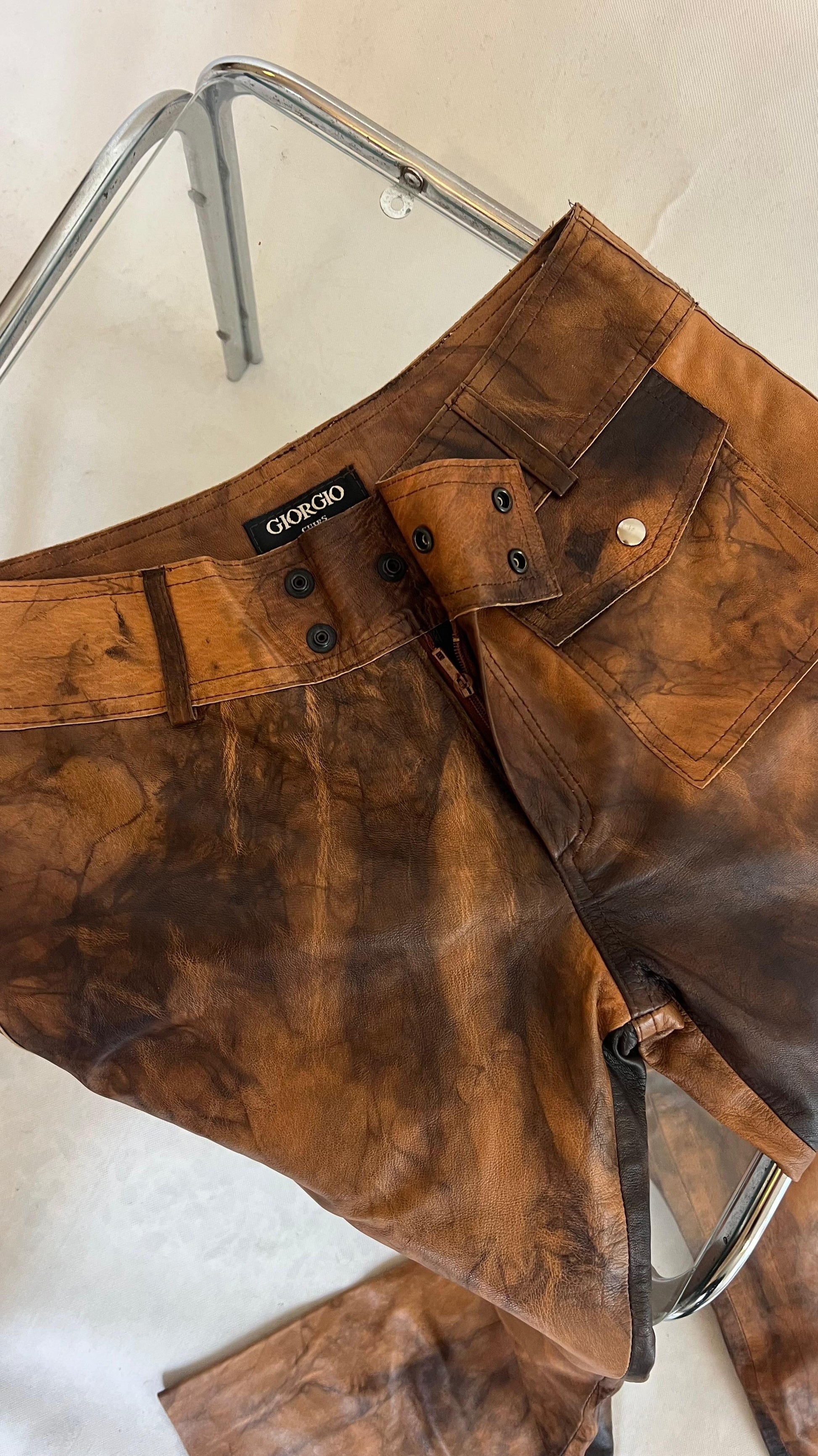 Vintage Giorgio leather pants
