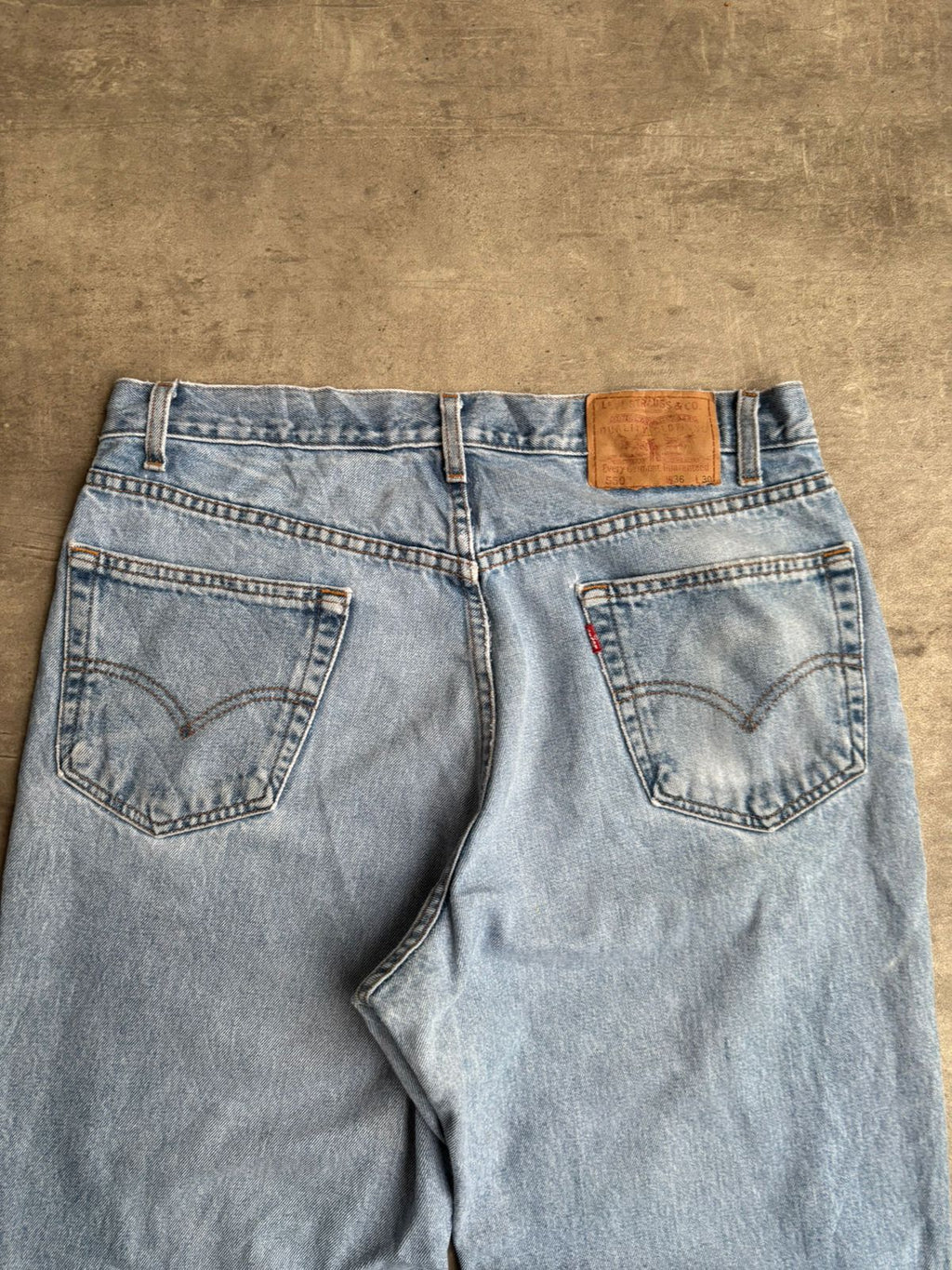 Levis 550’ denim Jeans.