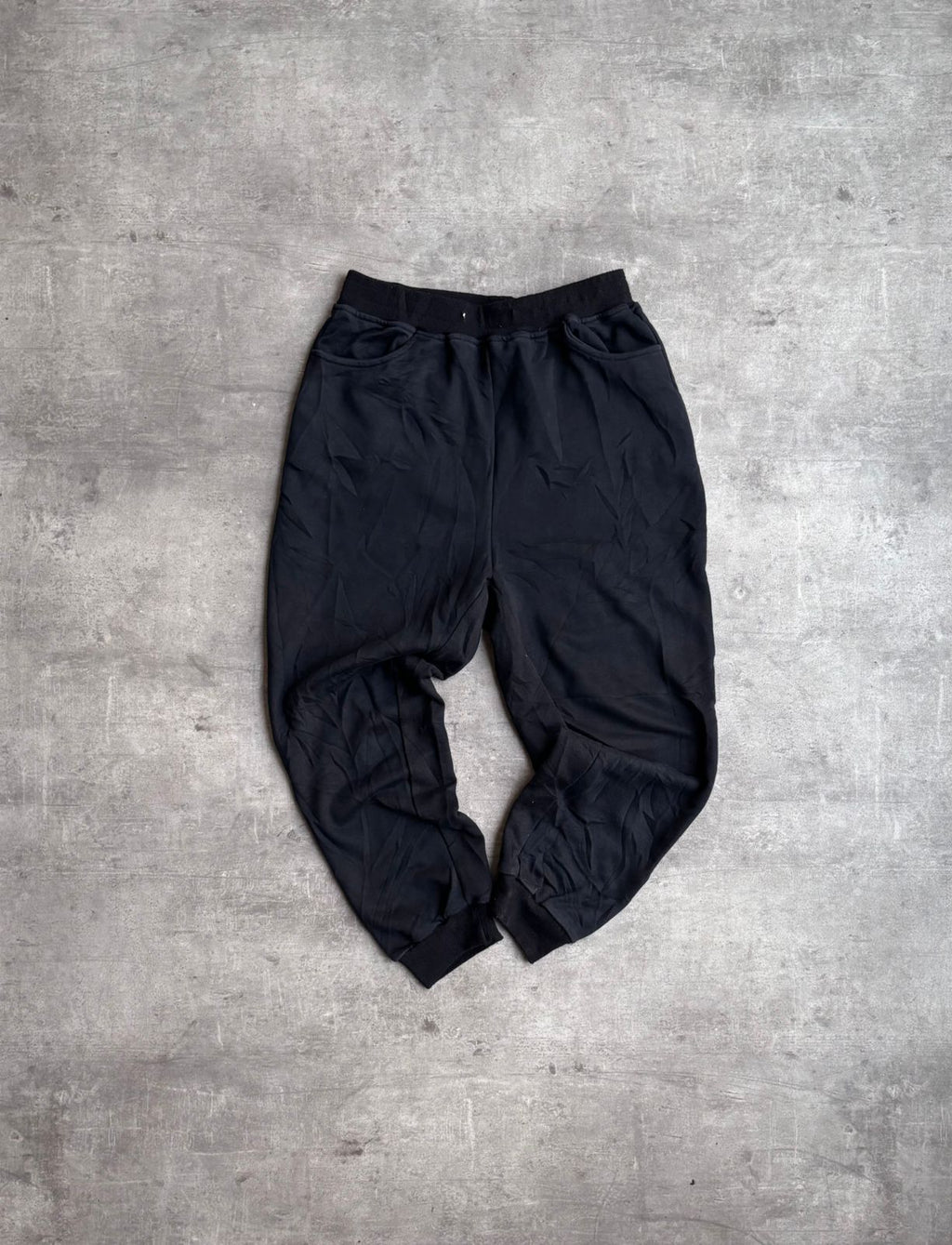 Evisu custom made Daruma Print sweatpants.