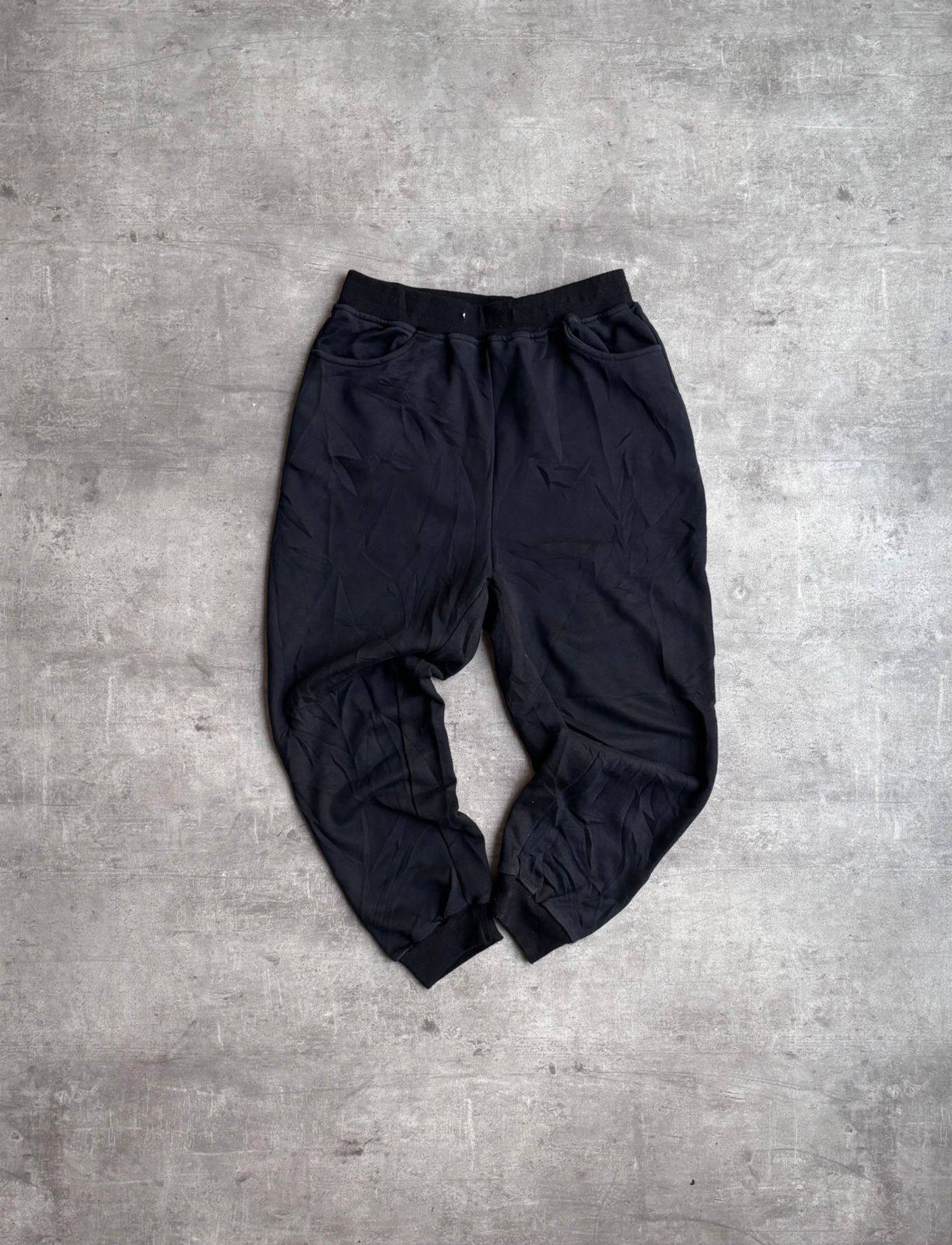 Evisu custom made Daruma Print sweatpants.