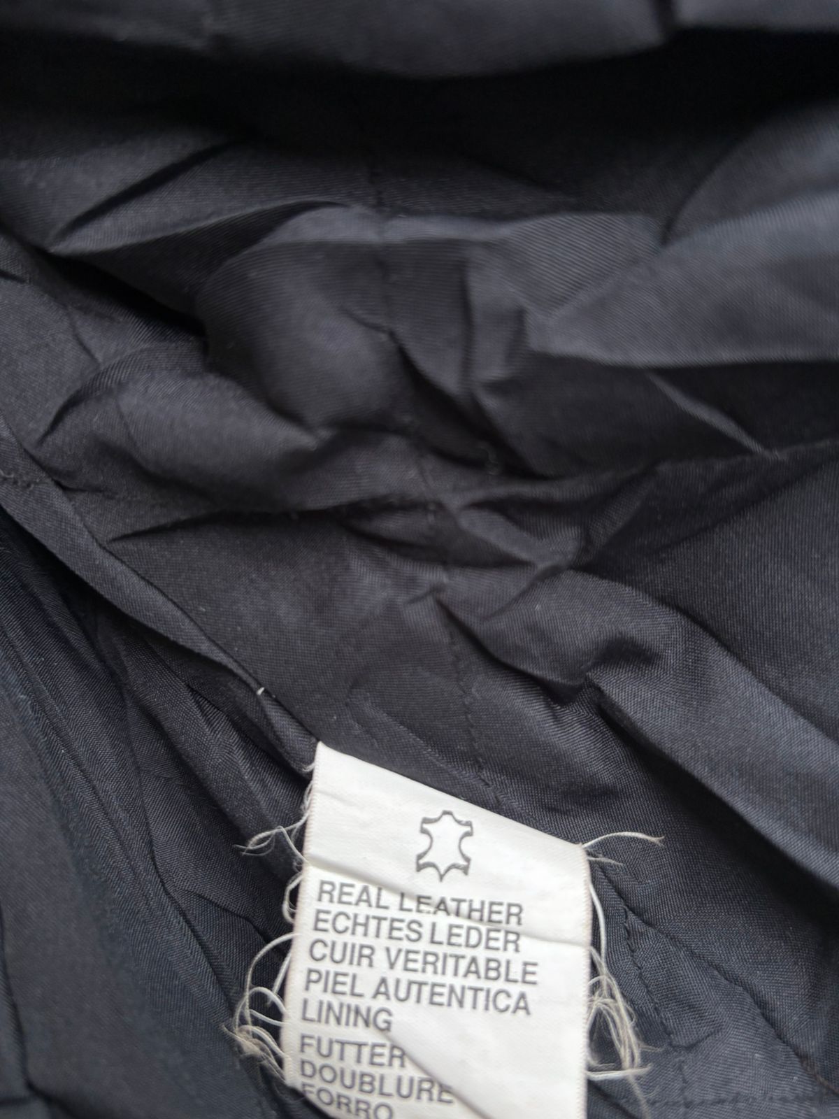 Biker heavy leather Jacket.