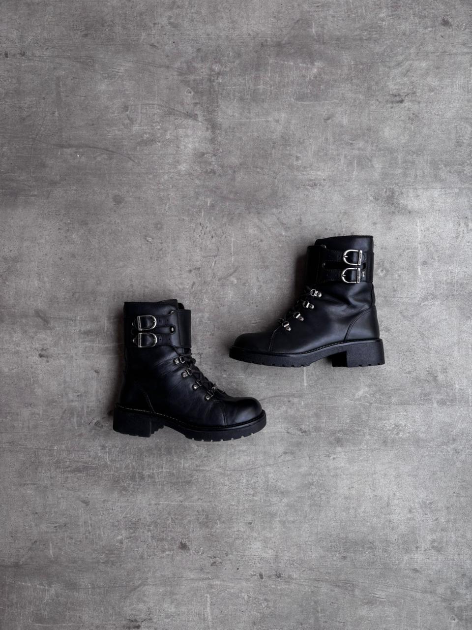 Harley davidson black Motorcycle boots