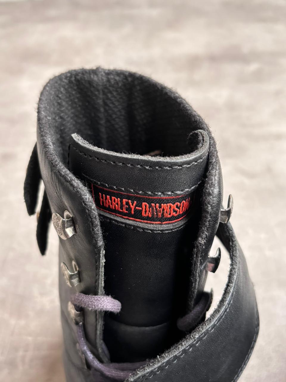 Harley davidson black Motorcycle boots