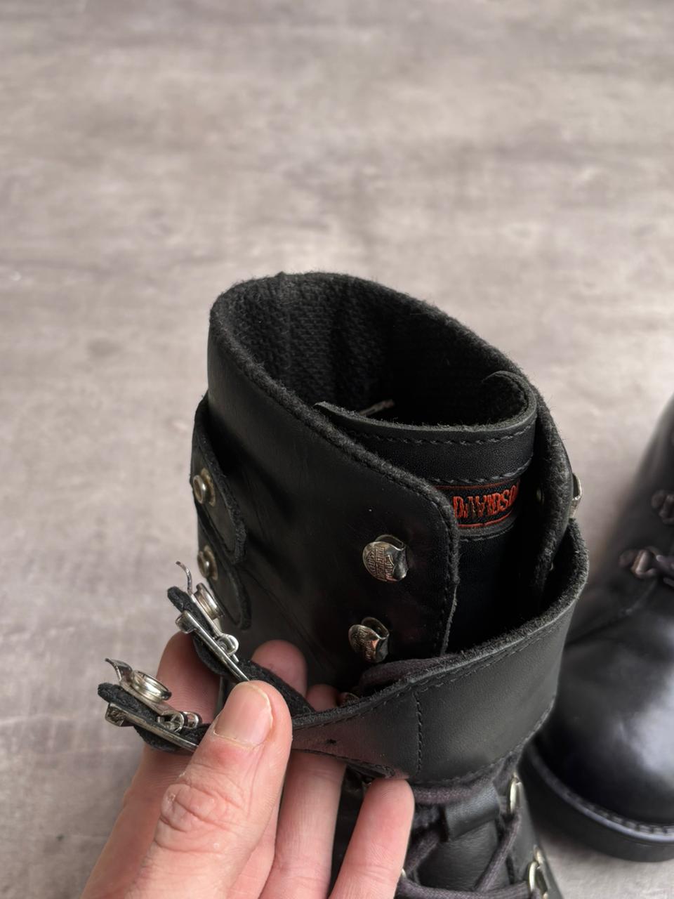 Harley davidson black Motorcycle boots