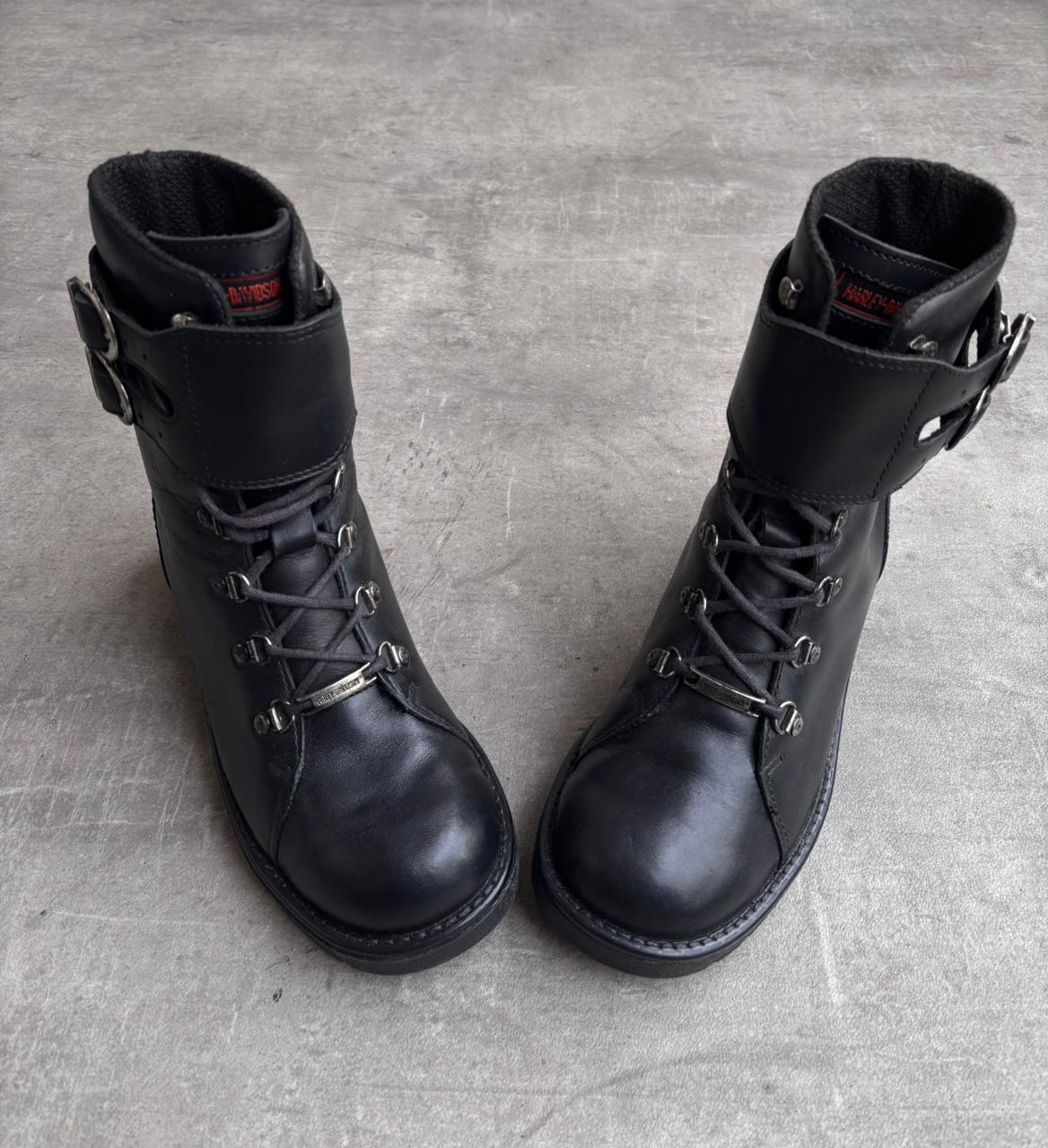 Harley davidson black Motorcycle boots